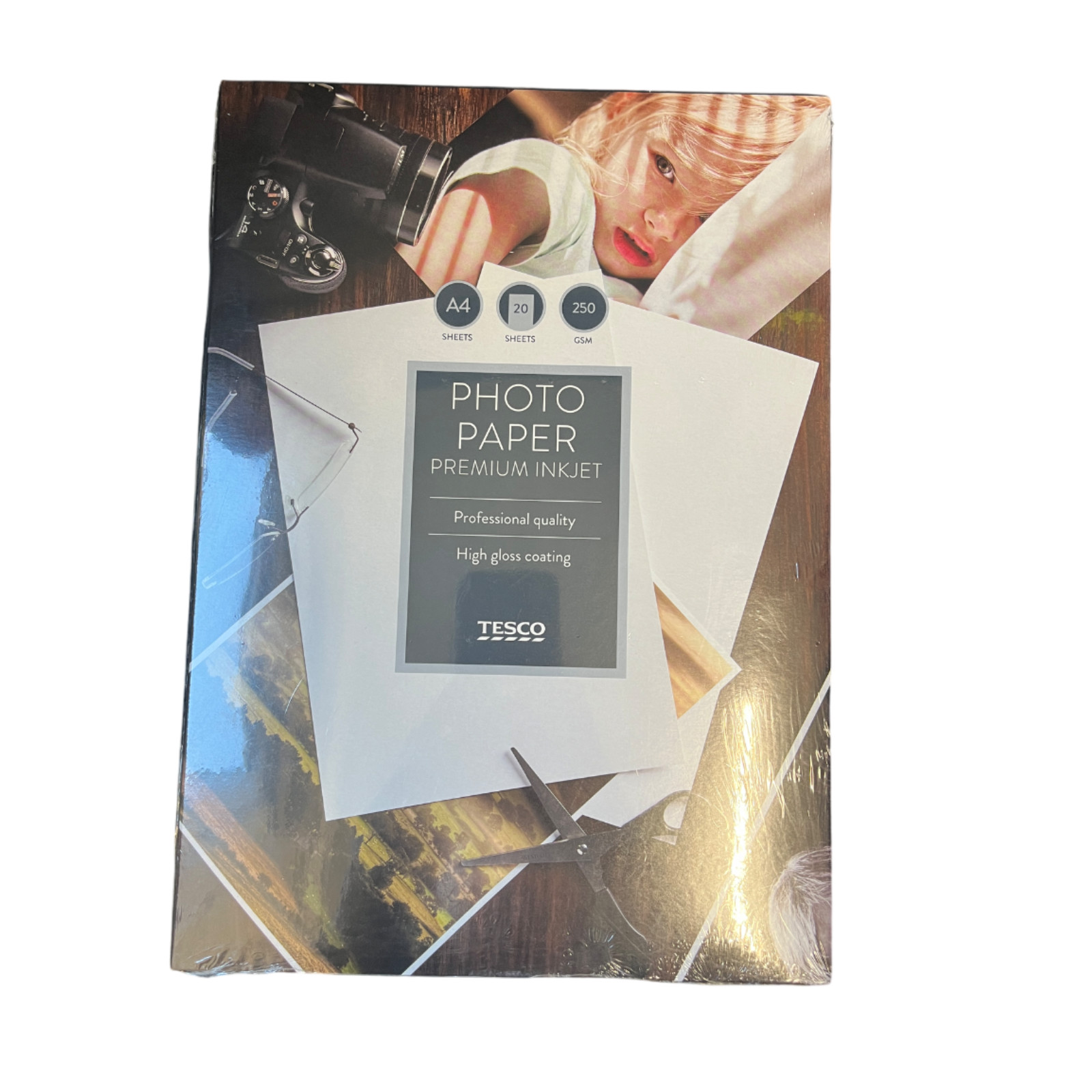 Tesco Photo Paper Premium Inkjet A4 x 20 Sheets – 250GSM