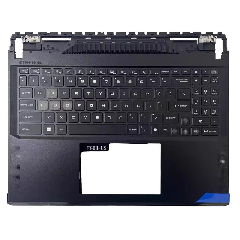 RGB backlit For MSI GE68 MS-15M1 MS-15M2 Black Upper Top Case Palmrest Laptop