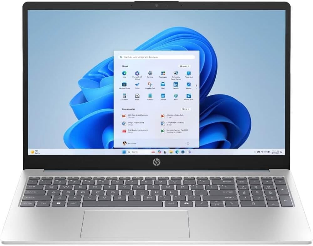 HP 15-fd0883nr 15.6″ Touch Intel i3-N305 1.80 GHz 8GB DDR4 256GB SSD W11H Laptop