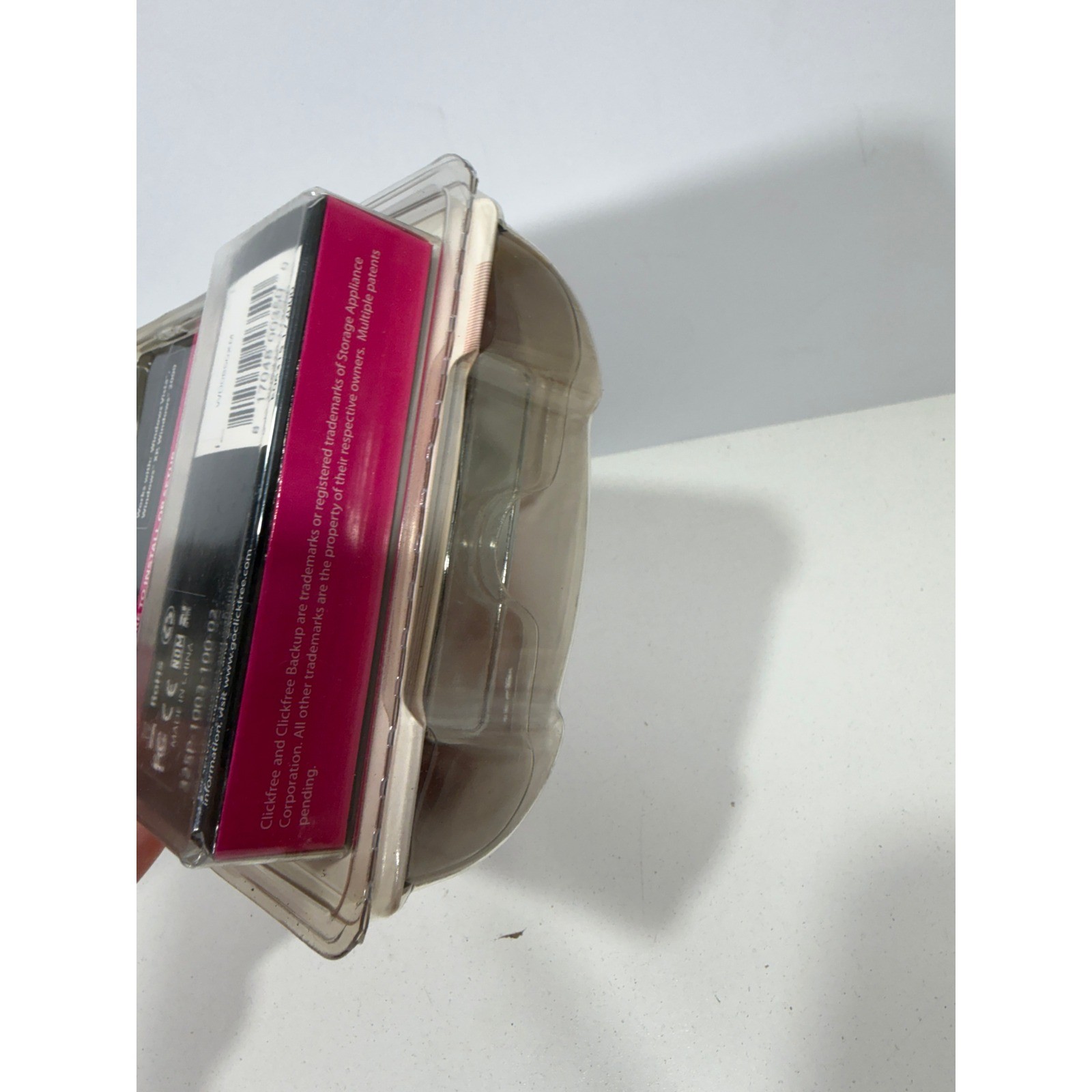 Clickfree 320GB Automatic Backup External Hard Drive Pink 325P-1003-100-02 NEW