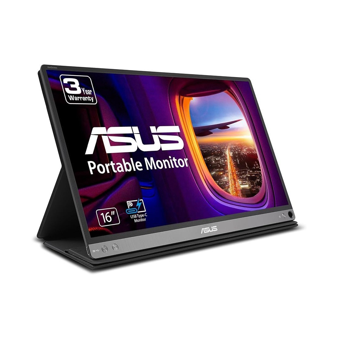 ASUS ZenScreen 15.6” 1080p Portable USB Monitor MB16AC Full HD (1920 x 1080) A4