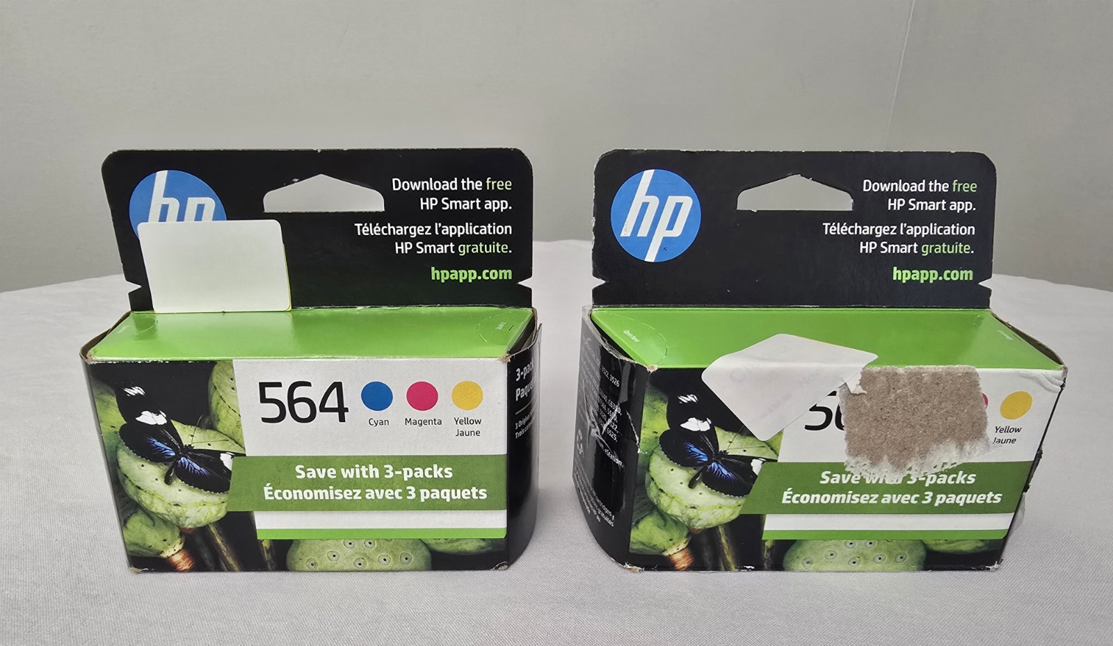 Genuine HP 564 Ink Cartridges Cyan Magenta Yellow 3 Pack Combo EXP 01/26