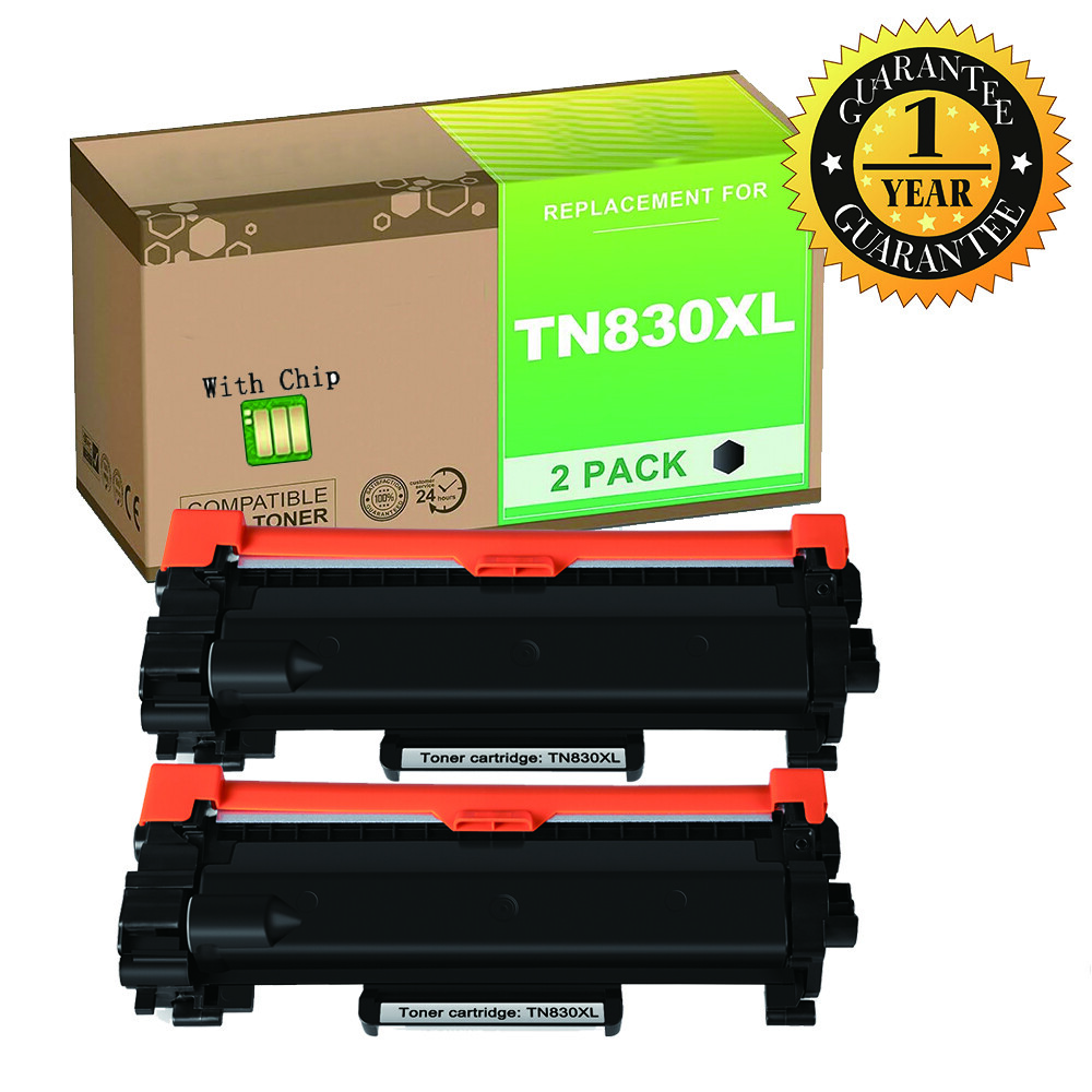 TN830 XL H-Yield Toner Cartridge for Brother HL-L2405W MFC-L2760DW L2820DW LOT