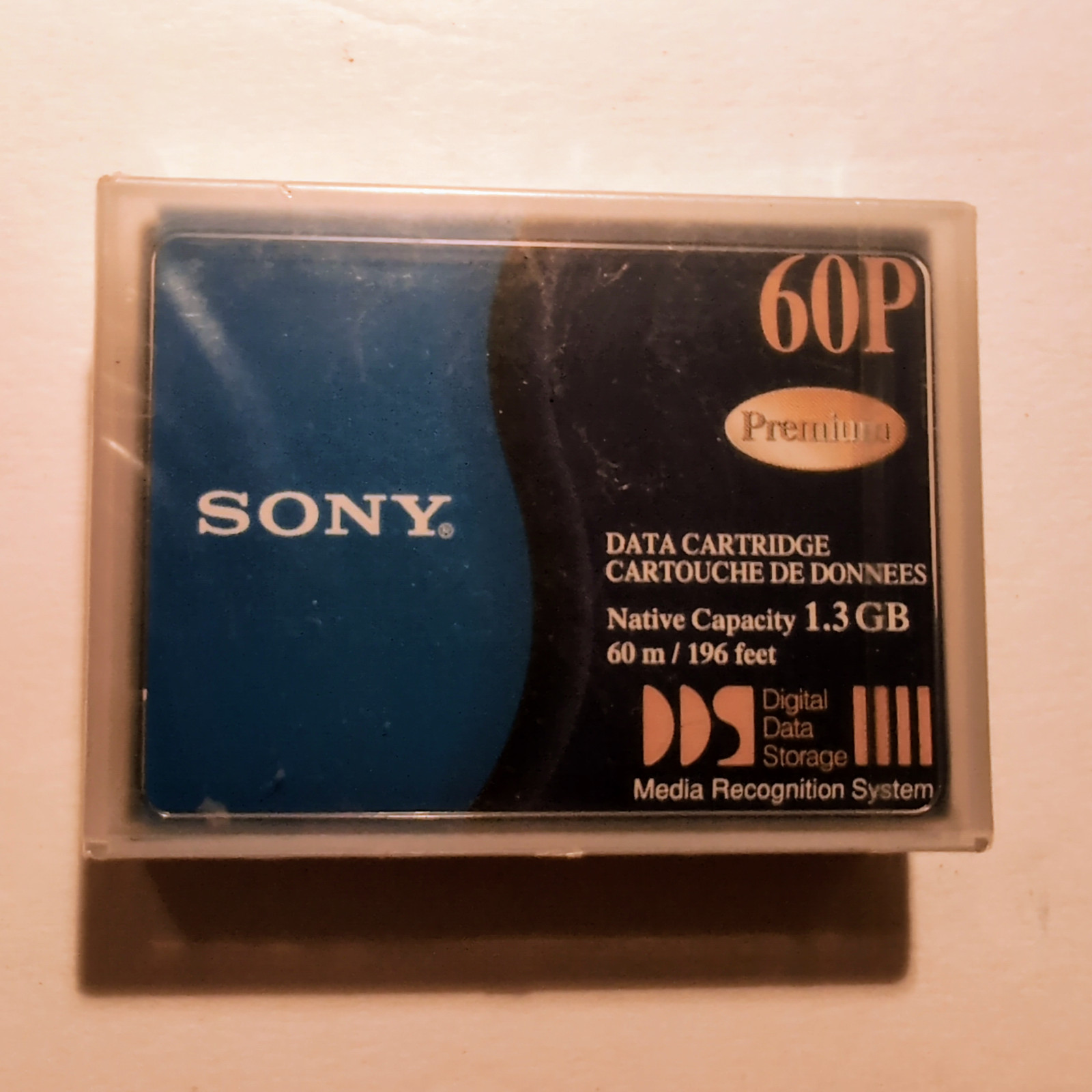 Sony DG60P Premina DDS Data Cartridge 1.3GB 60m Vintage Tape