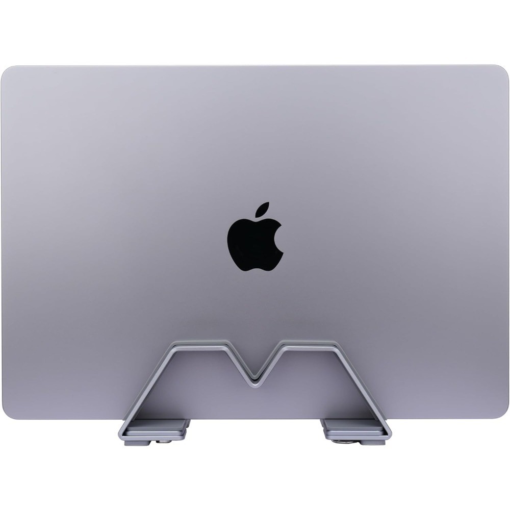 Adjustable Vertical Laptop Stand – Aluminum, Universal Fit for All Laptops
