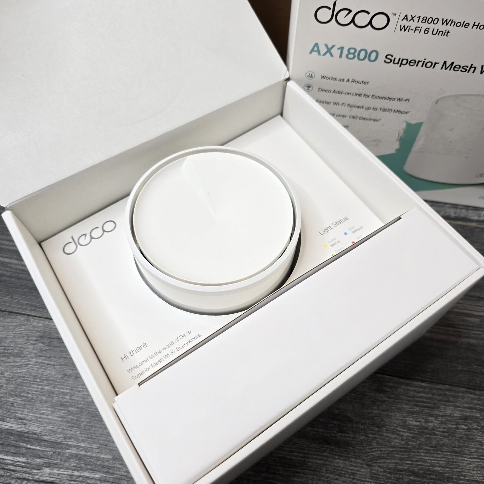 New Sealed TP-Link 1PACK Deco X20 AX1800 Mesh WiFi-6 Wireless Add-On Extender