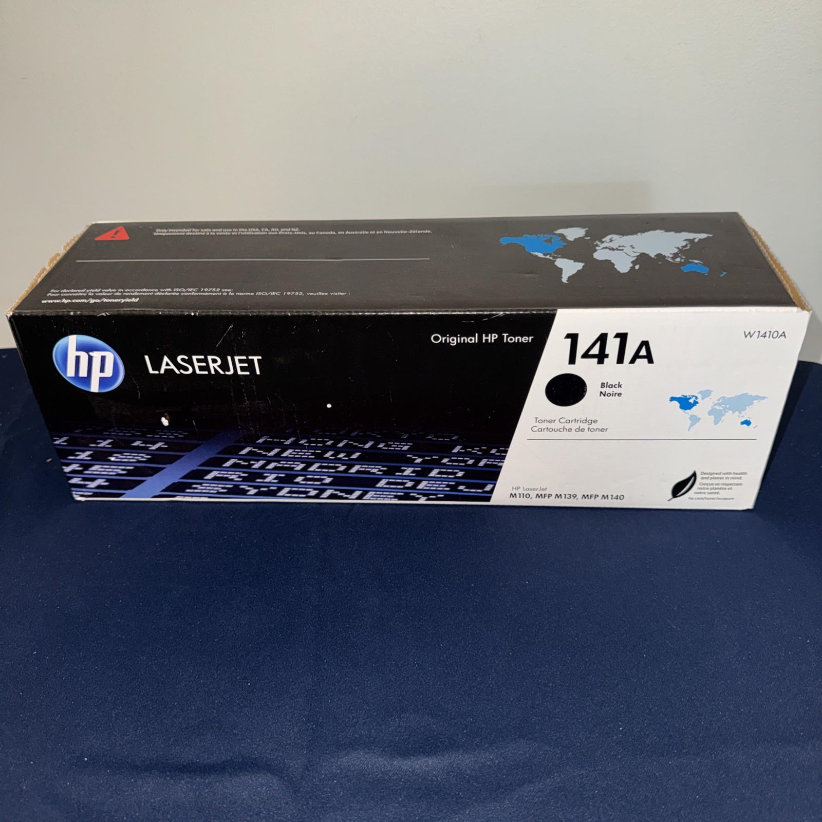 HP Black 141A LaserJet BLACK Toner Cartridge W1410A OEM Hewlett Packard