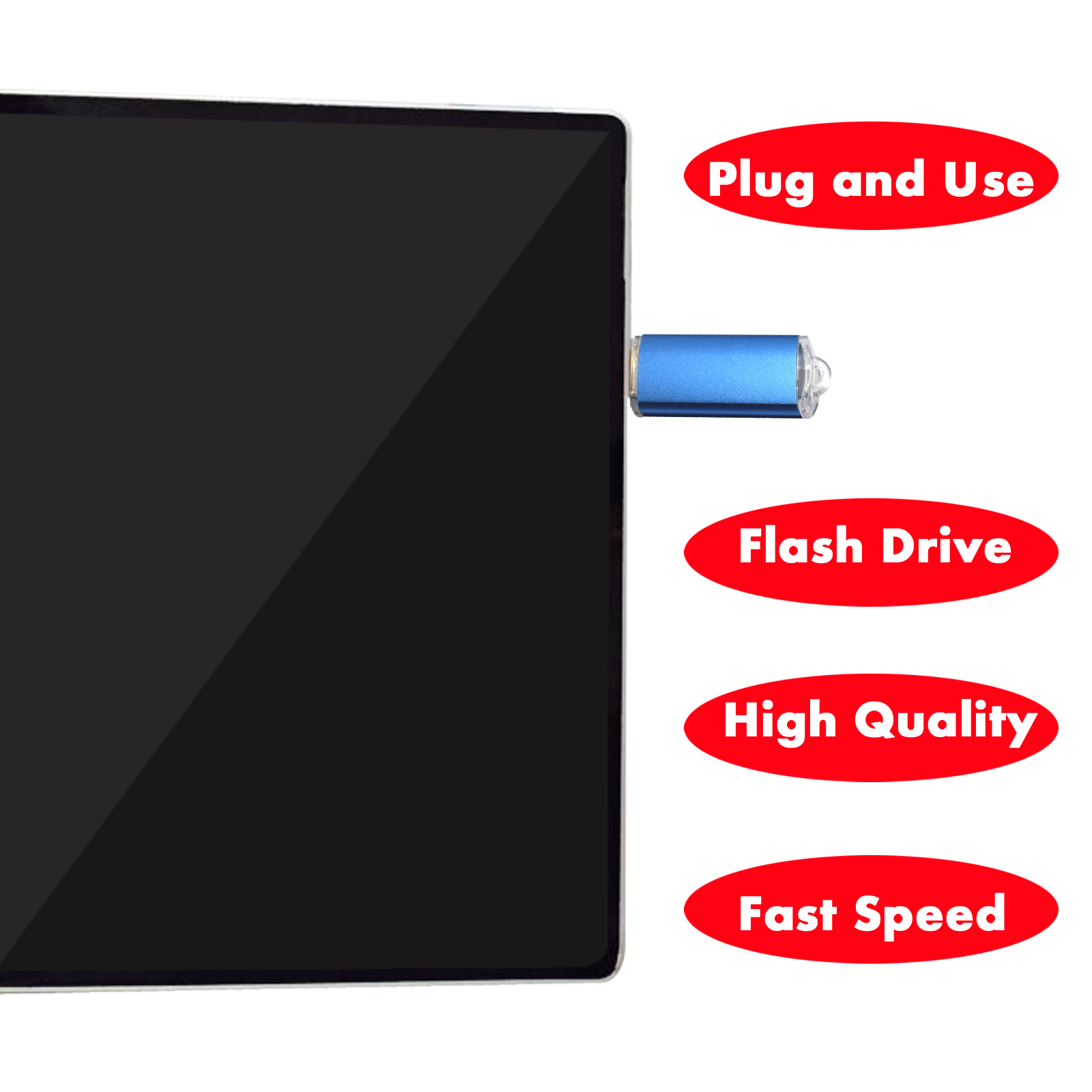 Lot/10 1GB 2GB 4GB 8GB 16GB USB 2.0 Rectangle Flash Drive Memory Stick Pen Drive
