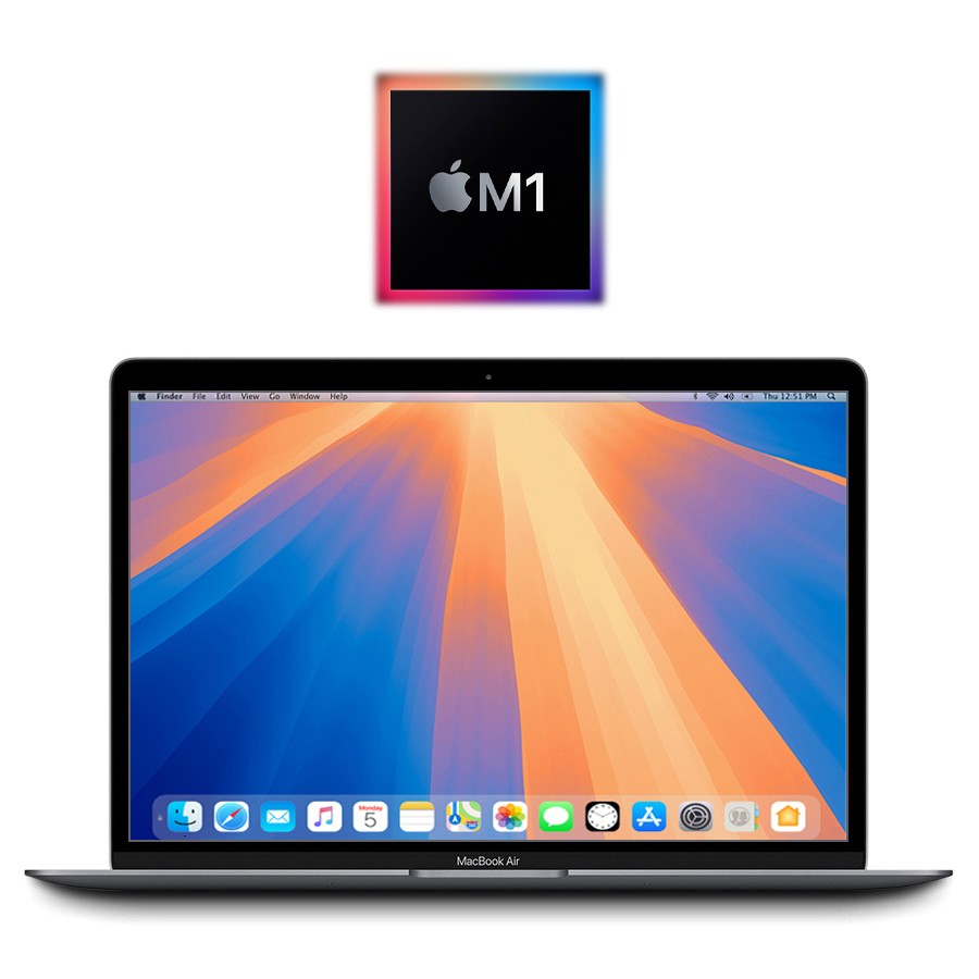 2020 Apple M1 MacBook Air 13″ 90%+ Battery 8GB/128GB SSD (Gray) A2337 w/Warranty