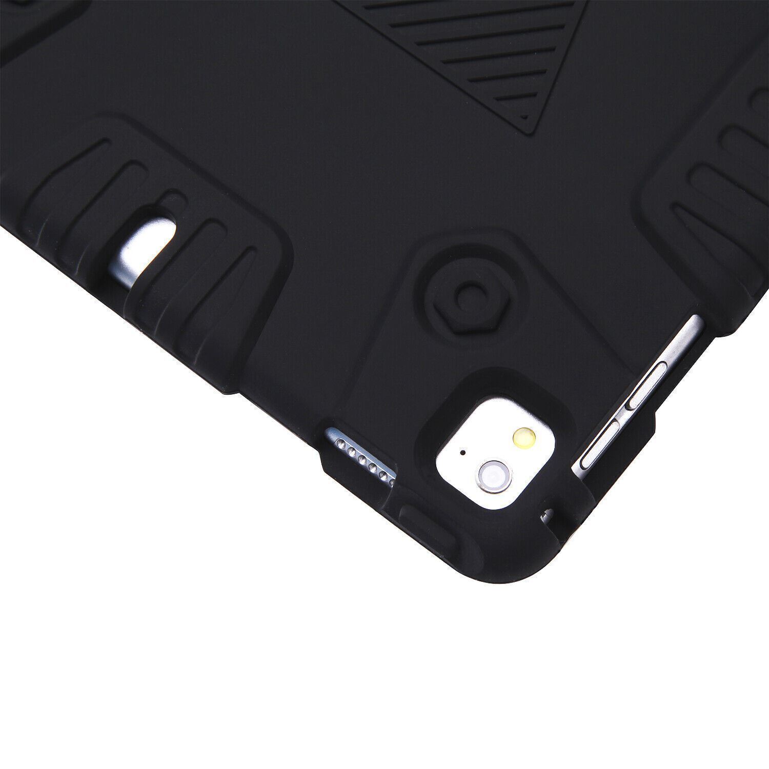 iPad 5th / 6th Generation 9.7 Shockproof Slim Soft Case + Tempered Glass Film