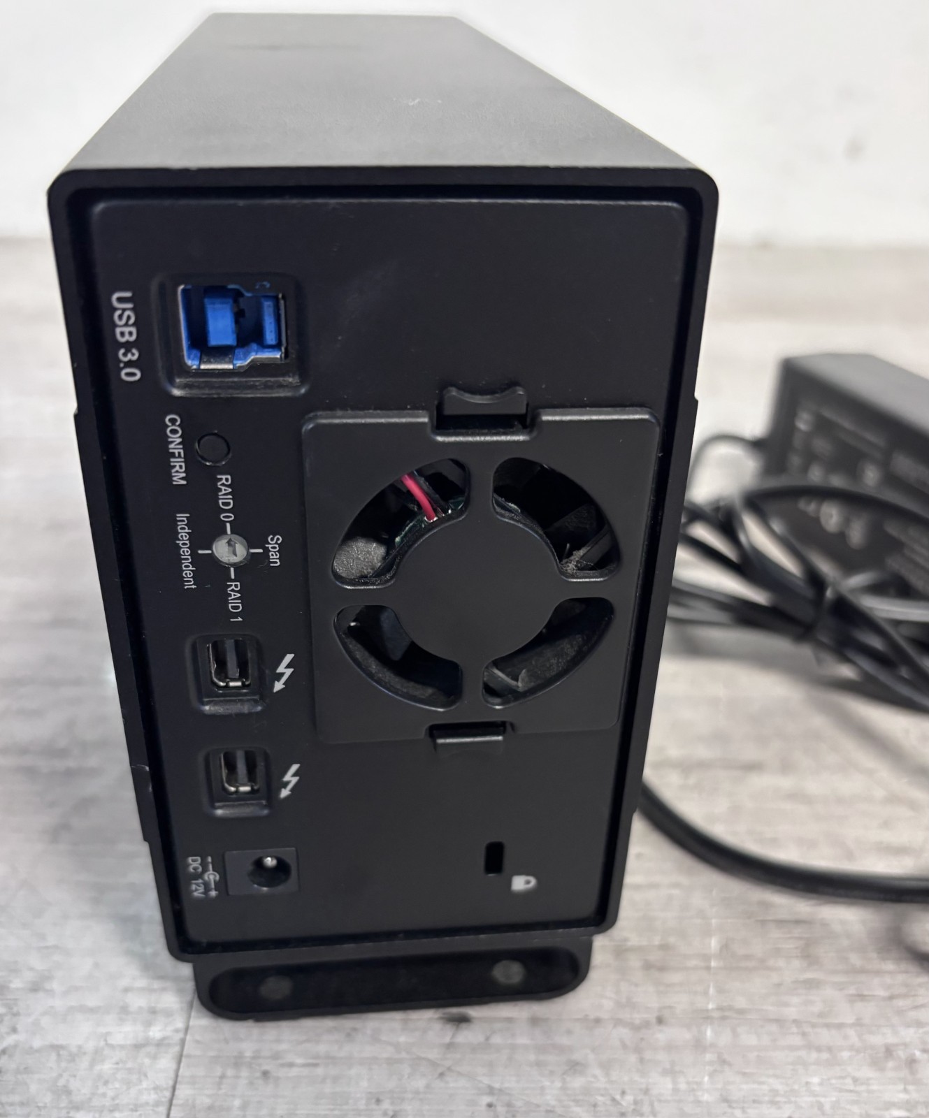 OWC Mercury Elite Pro Dual Thunderbolt External Drive 4TB with Power Adapter