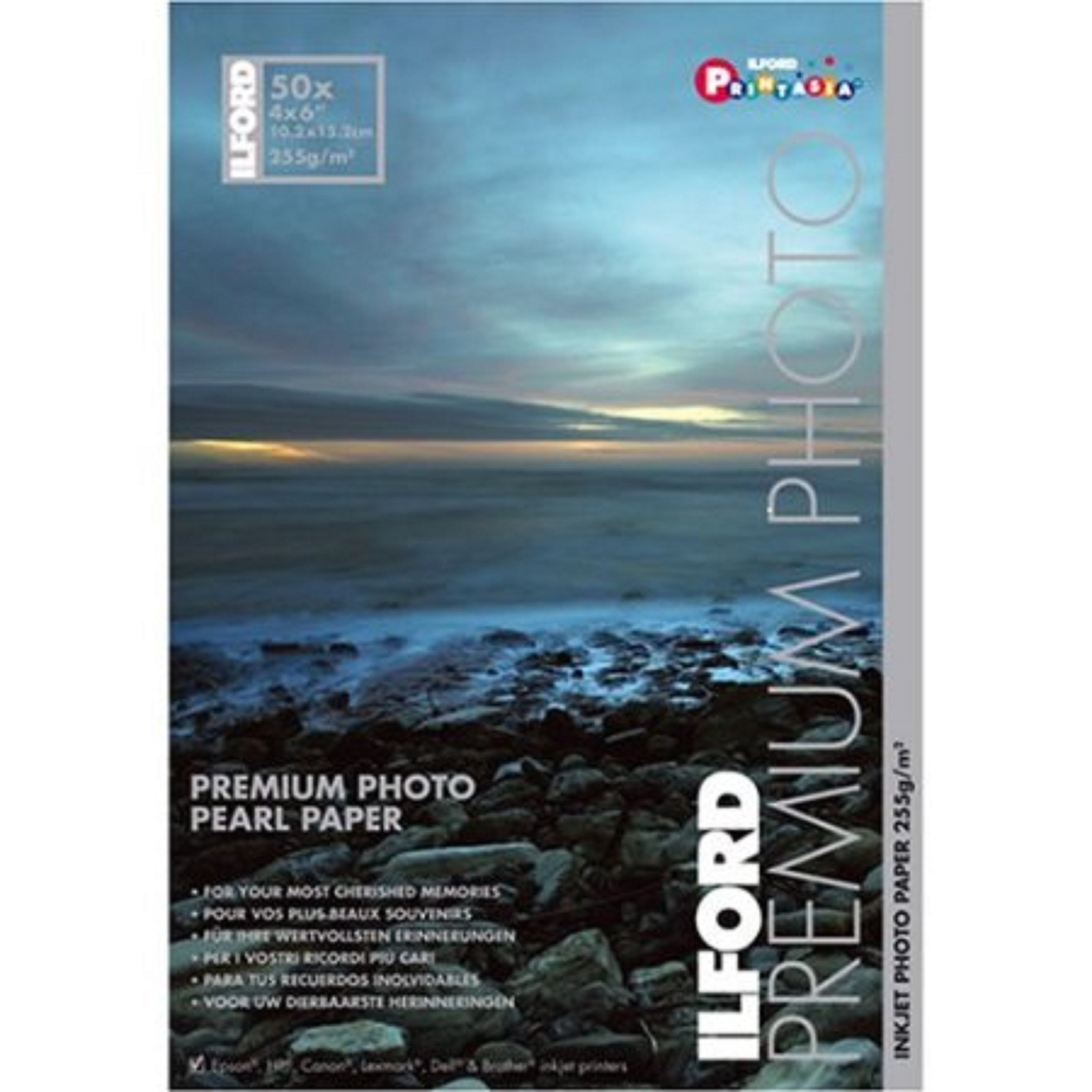 Luster Photo Paper Ilford 4x6x50 Sheets for Epson Canon HP all inkjet printers