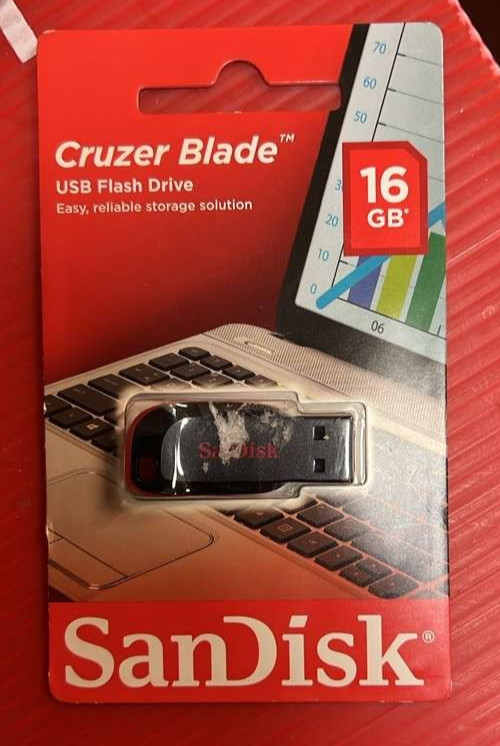 Sandisk Cruzer Blade CZ50 16GB USB 2.0 Flash Drive Memory