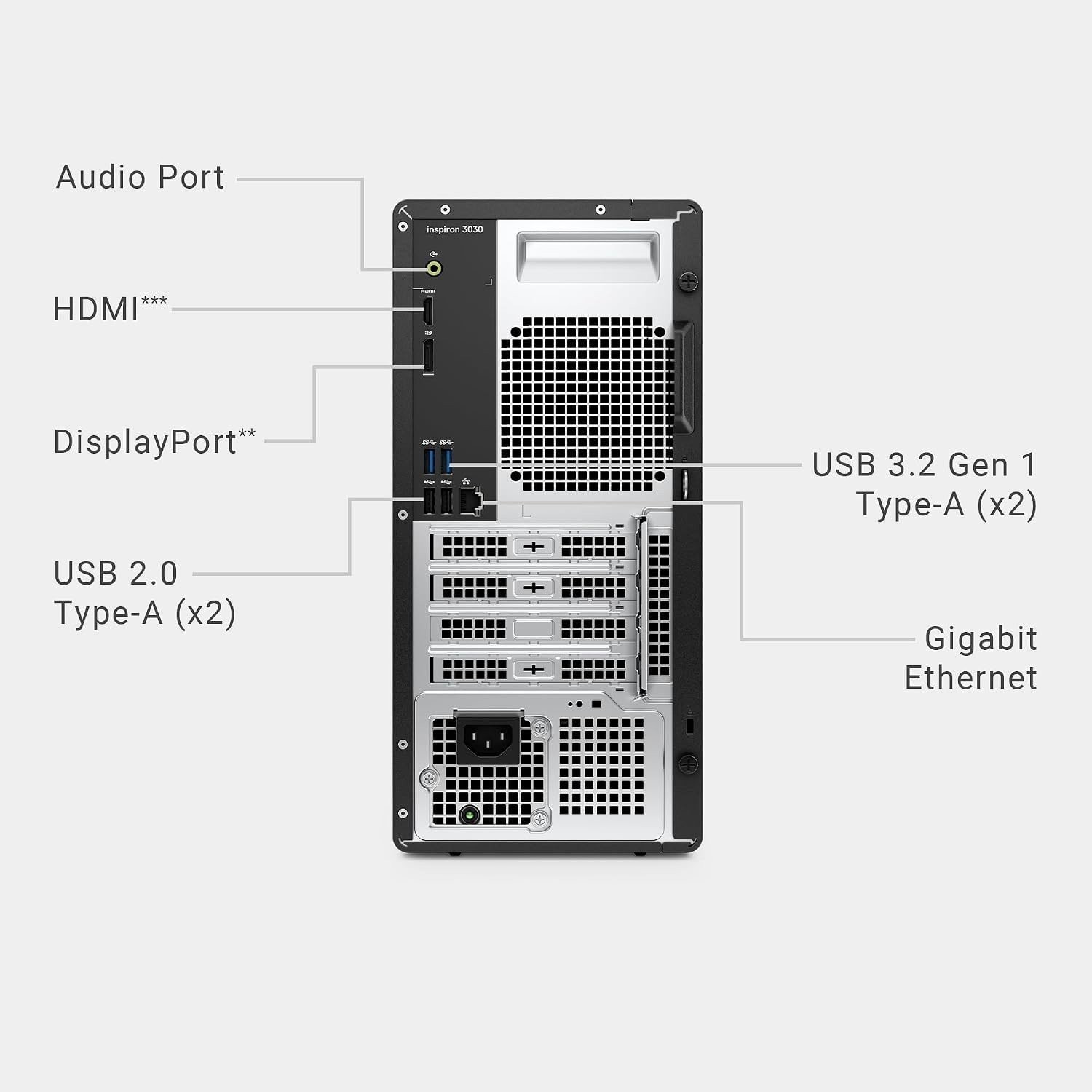 Dell 3020 Desktop PC, Intel Core i7 13th Gen, 32GB, 1TB + 512GB, RTX 3060, W11H