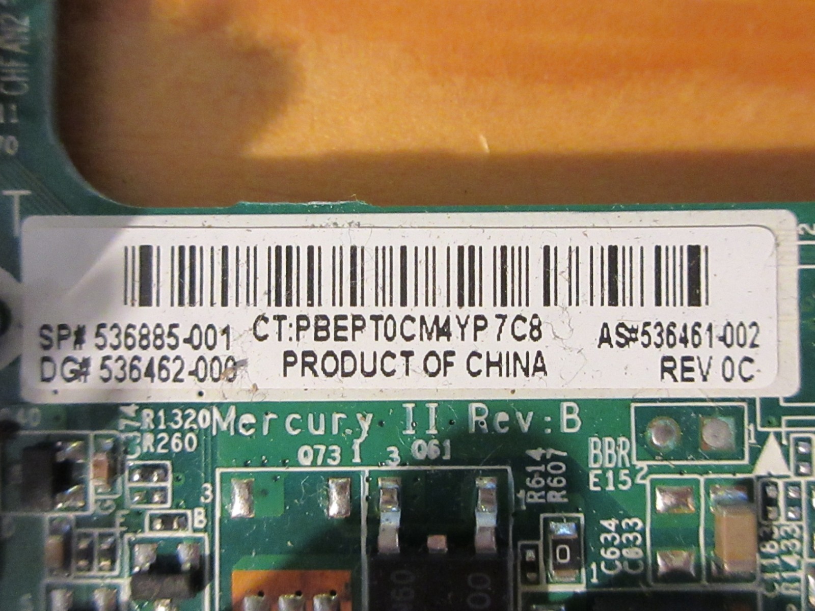 HP 8000 USDT Elite Motherboard 536885-001 Ultra-Slim Desktop