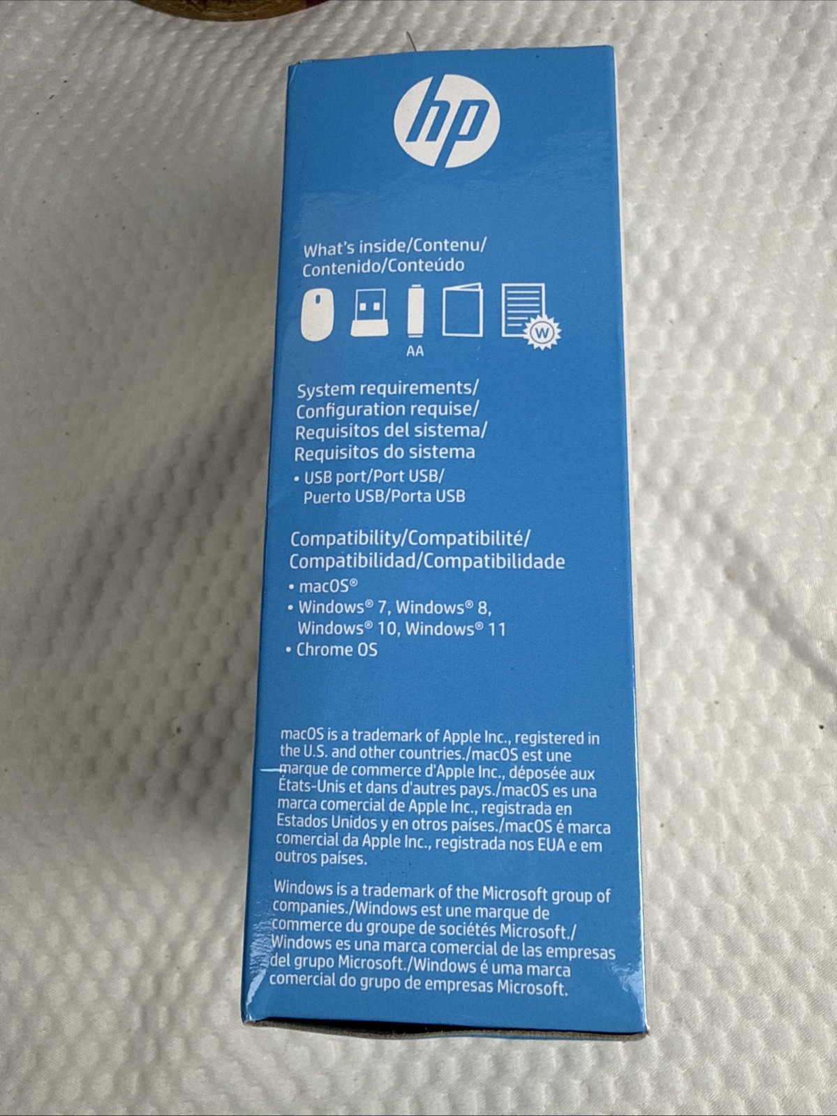 HP X3000 G3 Wireless Mouse, 15 Mo. Battery Life. New In Box