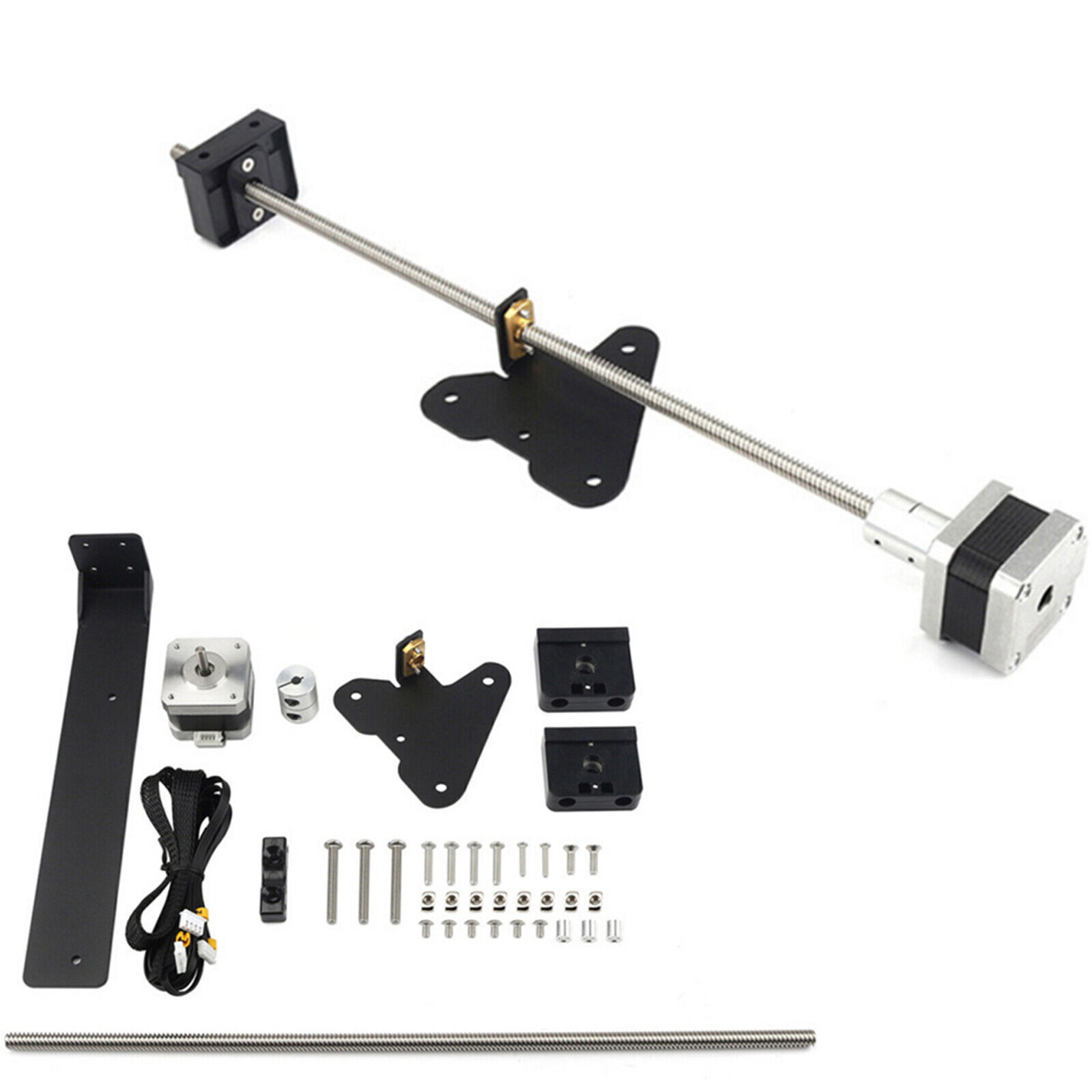 Dual Z Axis Stepper Motor Screw Rod Upgrade Kit For Creality Ender 3 3D Printer