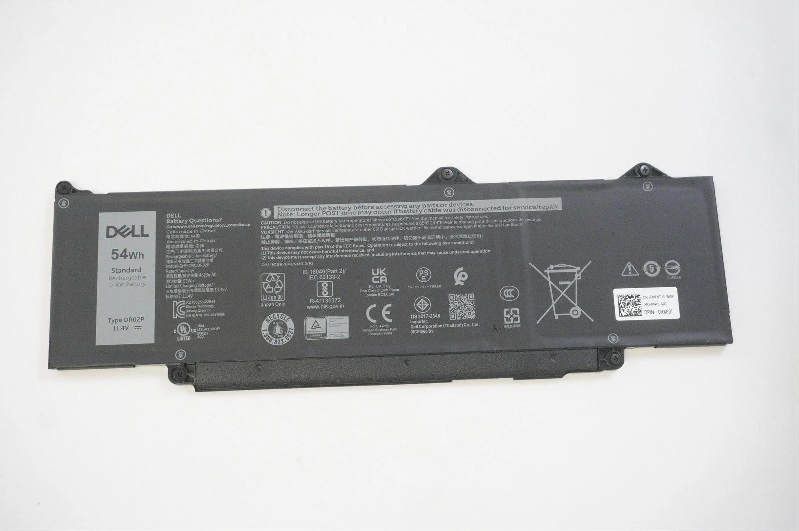 Dell Latitude 14 3440 5440 15 5540 5550 13 5340 R73TC DR02P KDM9P Battery 54WH