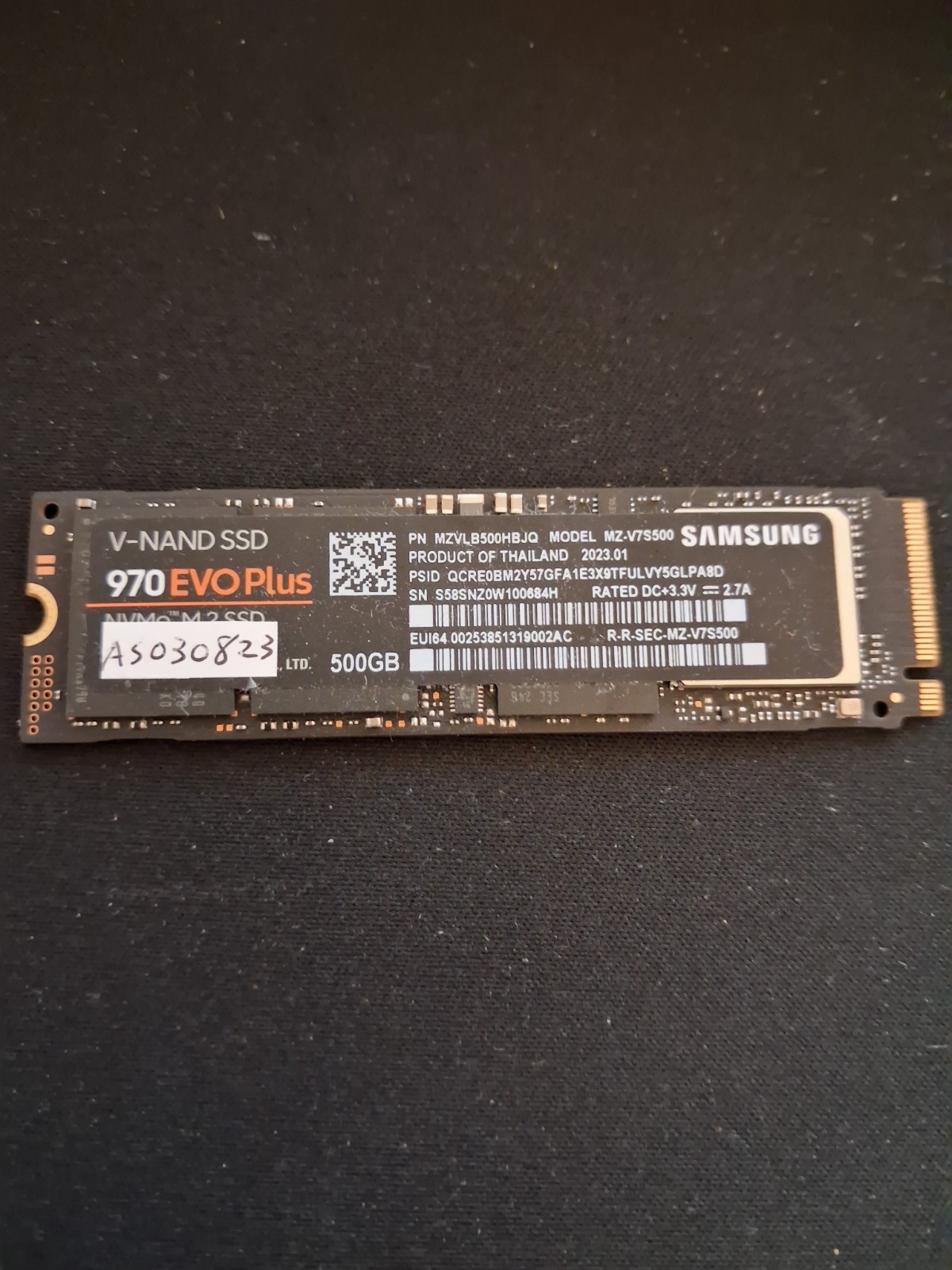 Samsung 970 EVO Plus 500GB NVMe M.2 Internal SSD V-NAND MZ-V7S500
