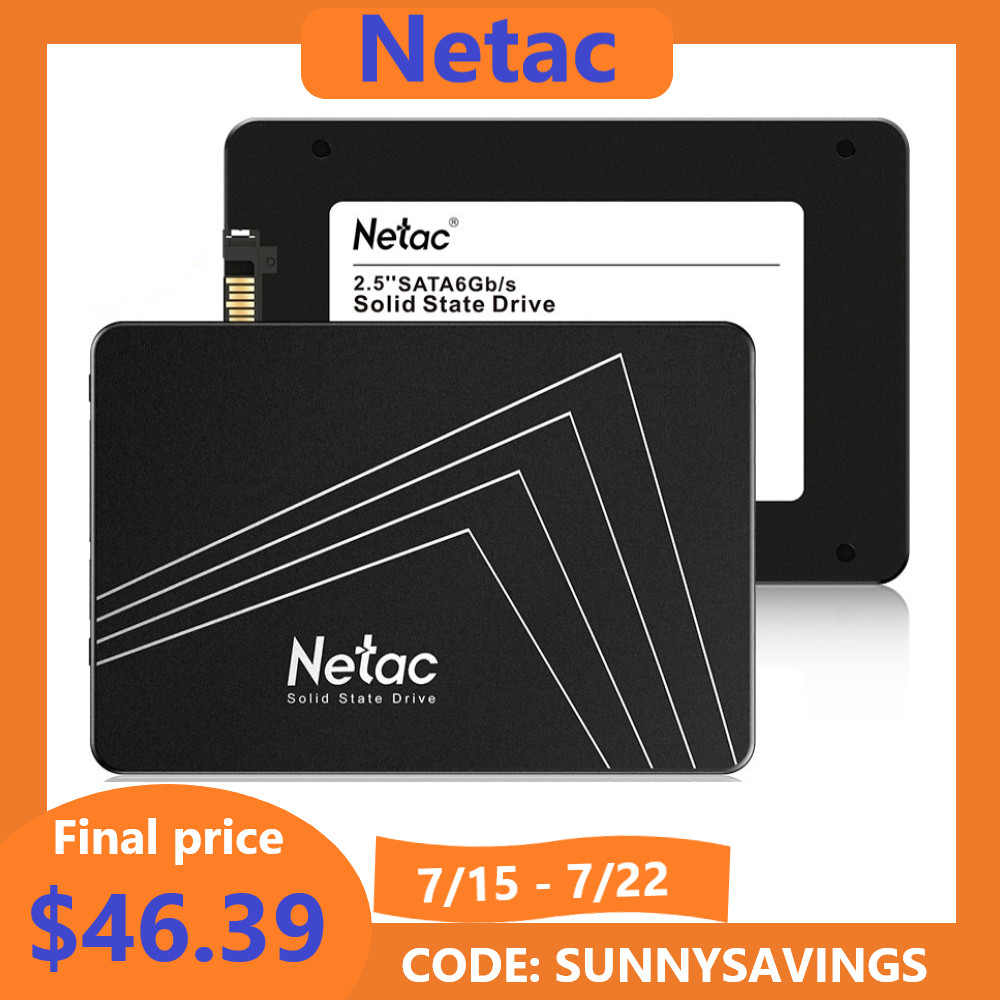 Netac Internal SSD 1TB Solid State Drive 2.5” SATA III 6GB/s Up to 550MBps