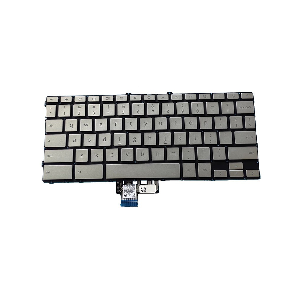 Keyboard For HP Elite C1030 Chromebook with backlit United States US Silver New