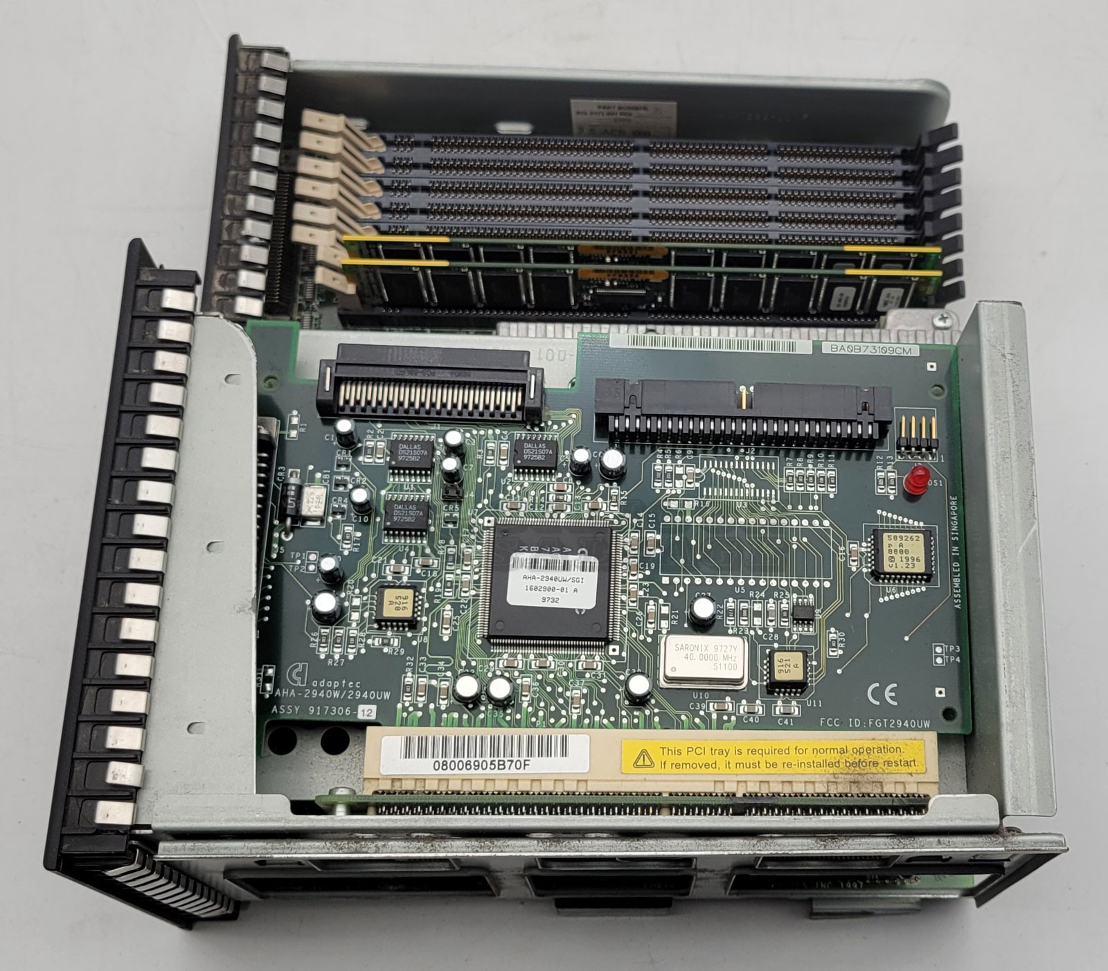 SGI Silicon Grahics O2 Motherboard Assembly 250Mhz CPU 030-1330-003 030-0876-002