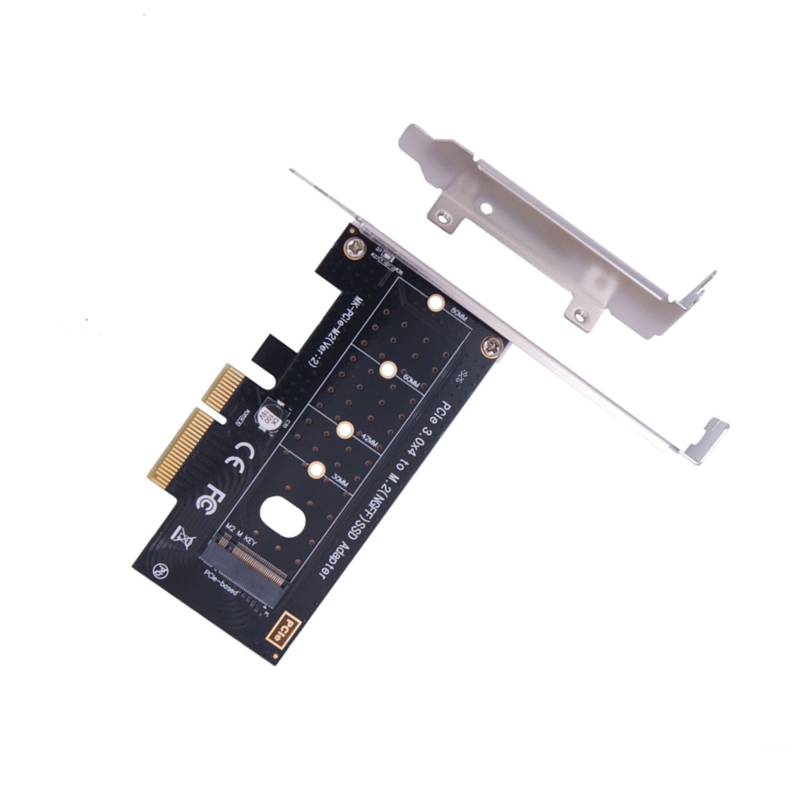 New M.2 NVME SSD To PCIe 3.0 X4 Adapter Card Desktop Expansion Conversion