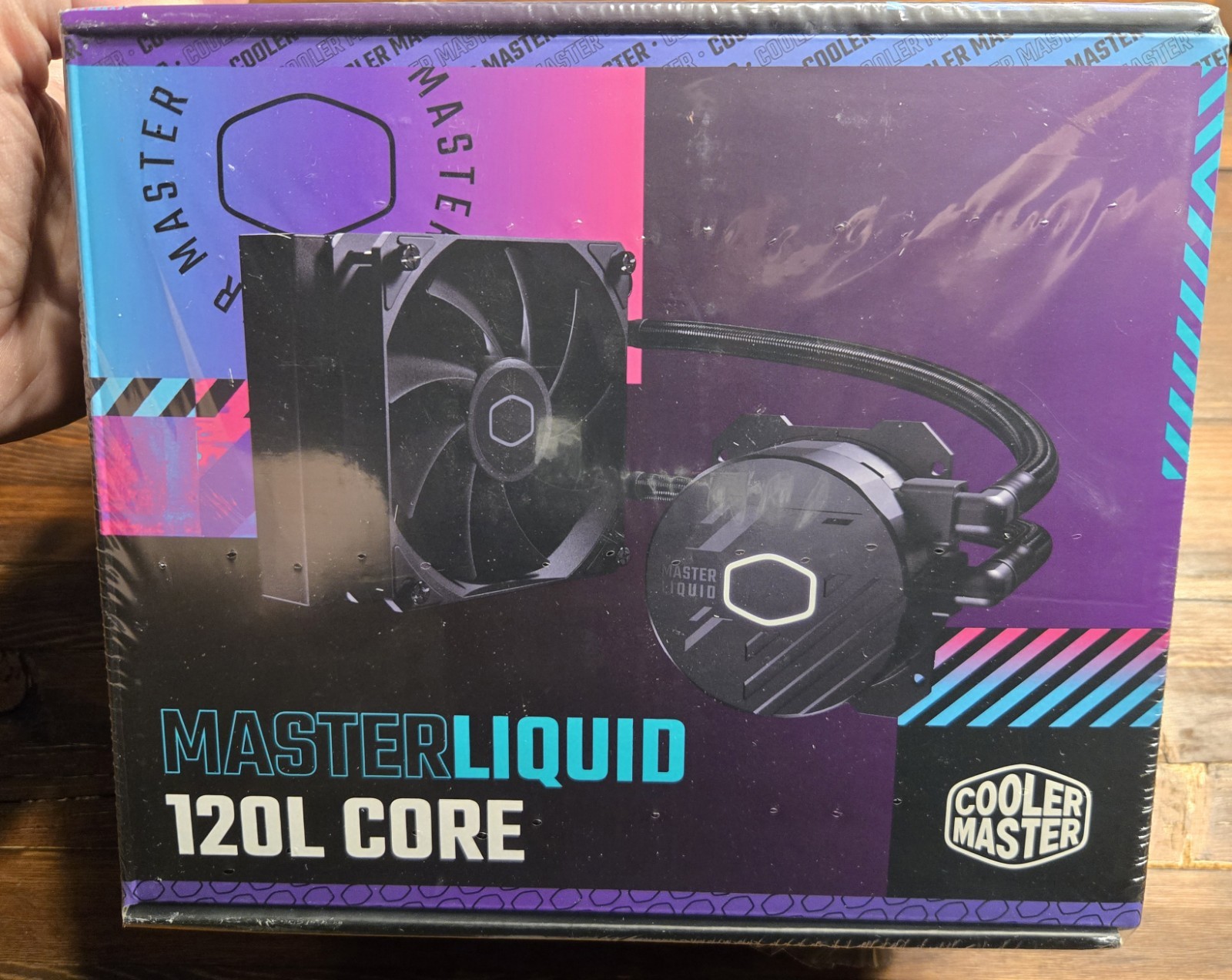 Cooler Master MasterLiquid 120L Core AIO Liquid CPU Cooler Intel AMD New Sealed