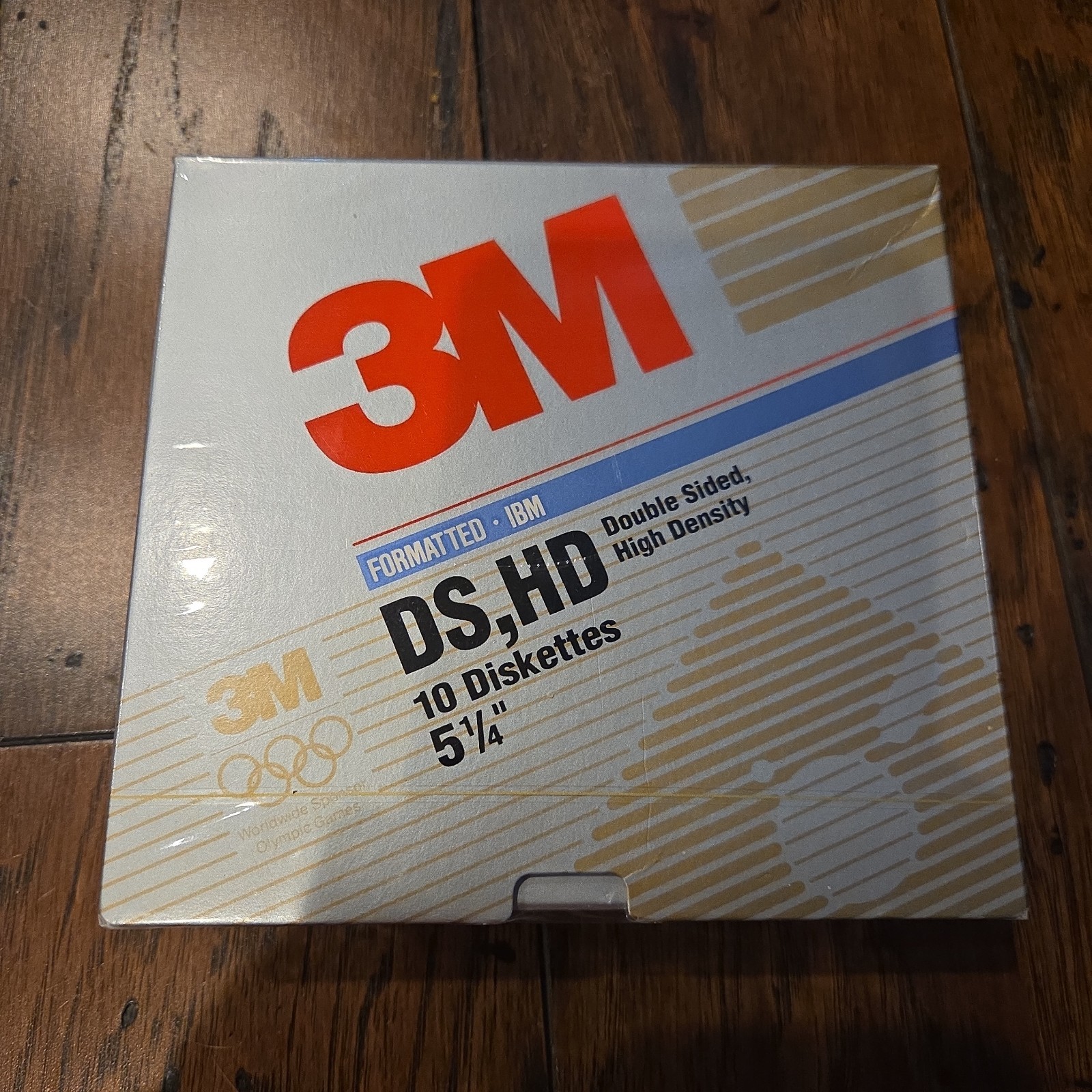 3M 5.25″ Diskettes 10 PACK – IBM formatted Double Sided High Density New Sealed
