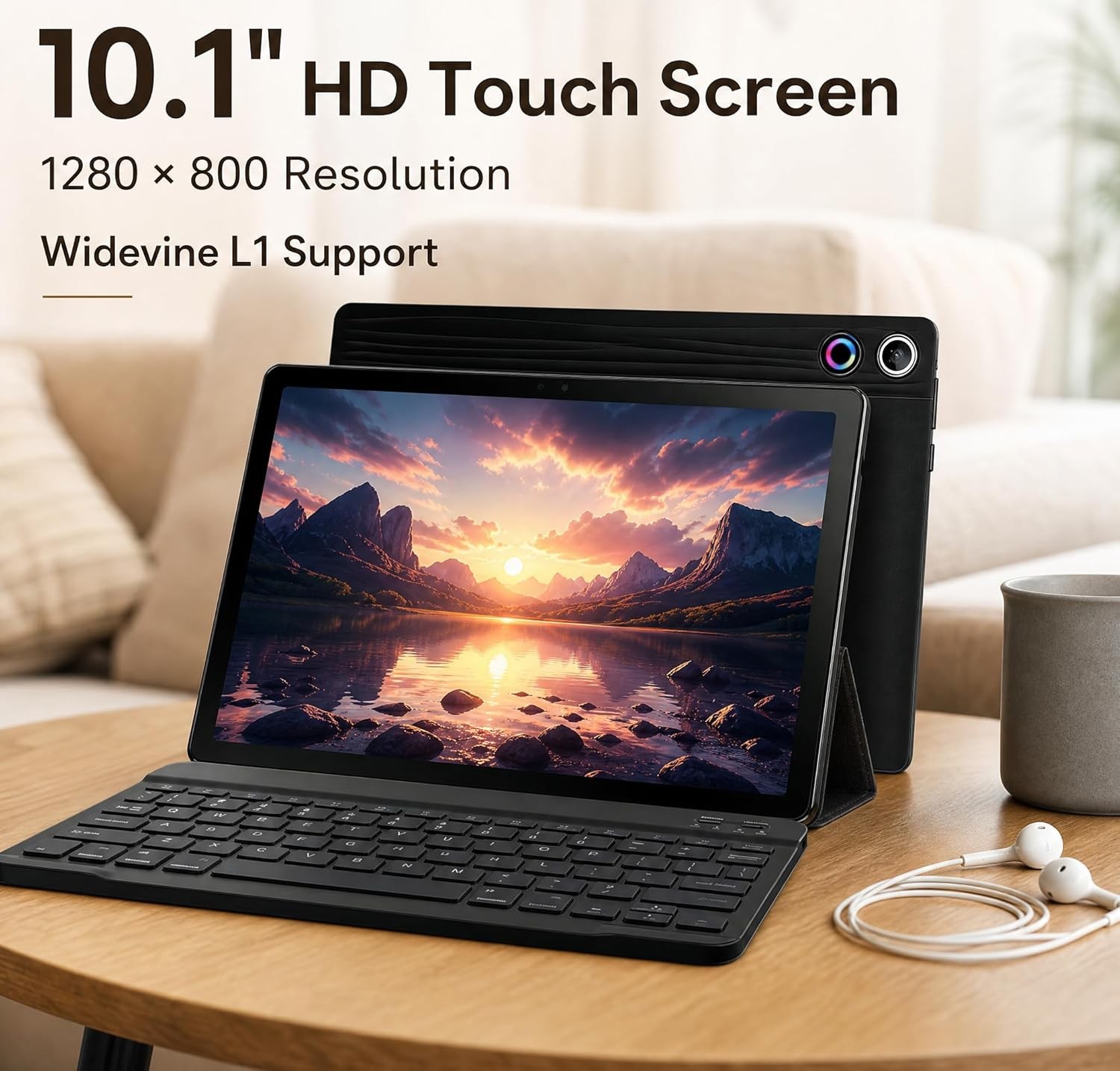Android 16 10.1” IPS Tablet | A333 CPU, Face ID, 24GB+64GB, Wi-Fi 6, 6000 mAh