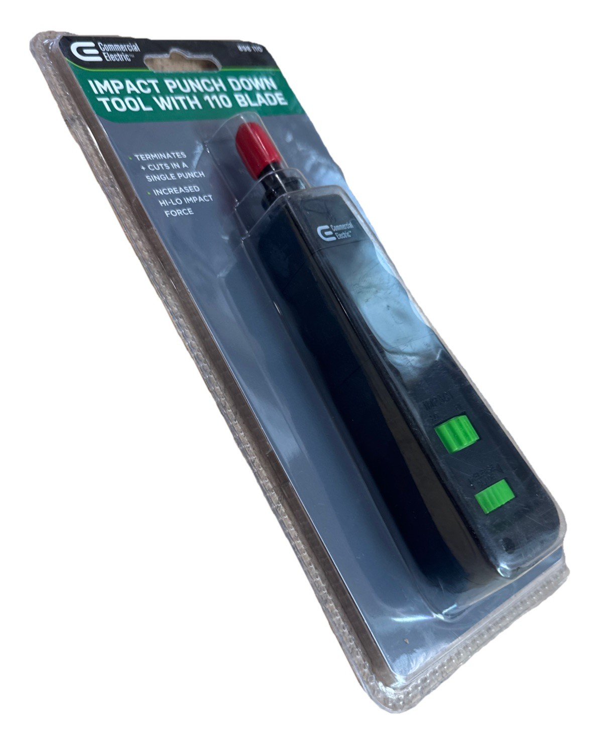 Impact Punch Down Tool 110 Blade Increased Hi Low Impact Commercial Electric New