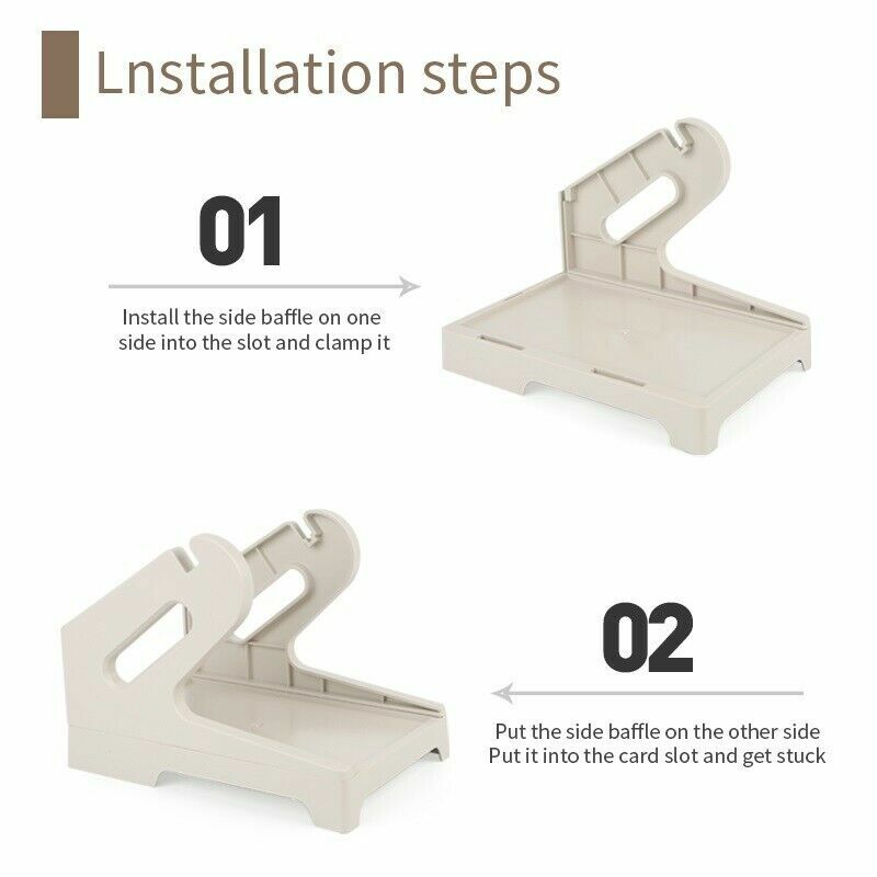 Label Holder 2 in1 Rolls & Fan-Fold Stack Paper Holder for Thermal Label Printer
