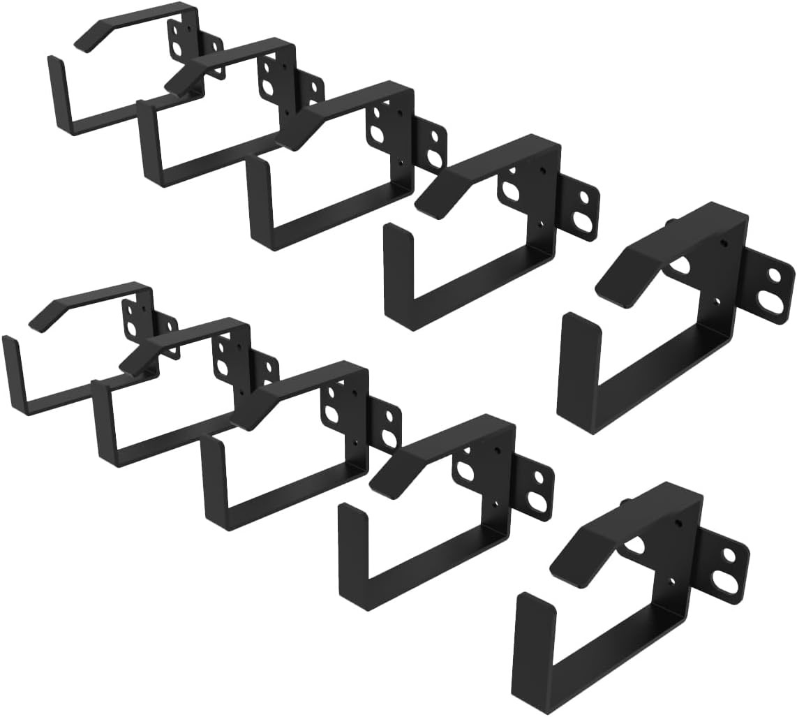 10 Pack of 1.7 X 2.7In Server Rack Cable Management D-Ring Hooks – Network Rack-