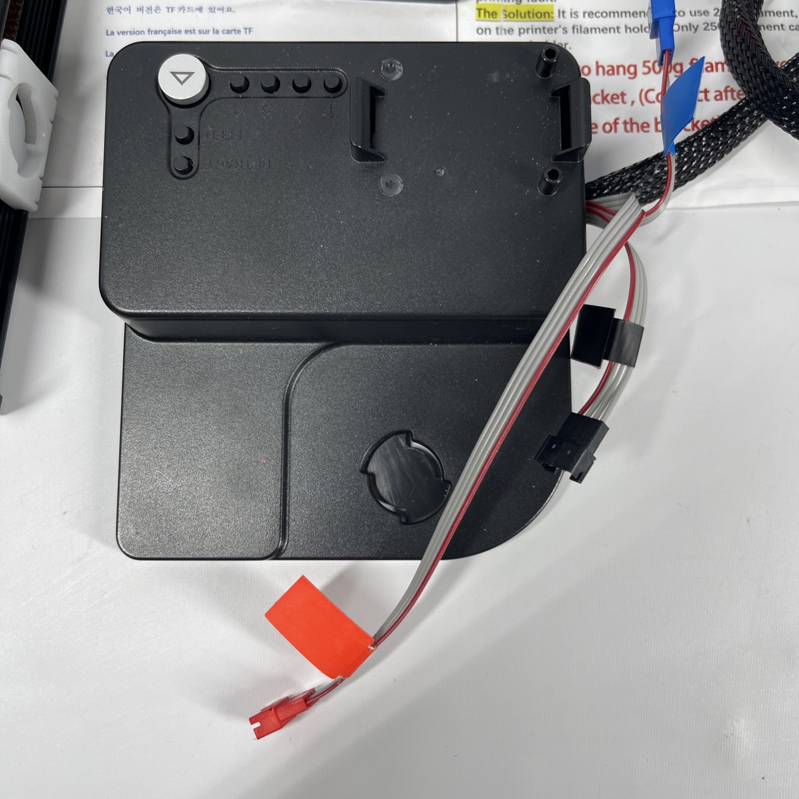 EasyThread K10 Mini 3D Printer Portable Desktop FDM Printing Untested-For parts