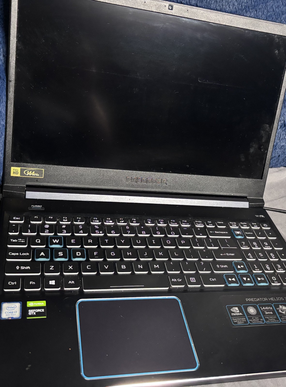 Acer Predator Helios 300 15.6 inch (512GB SSD, Intel Core i7 10th Gen., 2.60GHz,