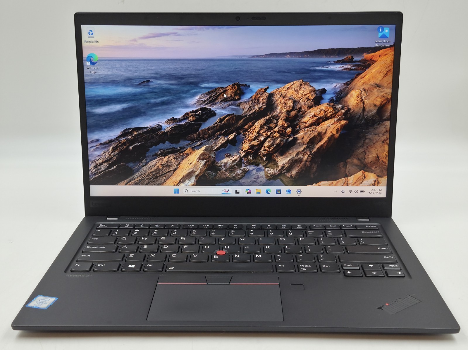 Lenovo ThinkPad X1 Carbon Gen 7 i5-8365U 1.60GHz 8GB RAM 512GB NVMe Win11P