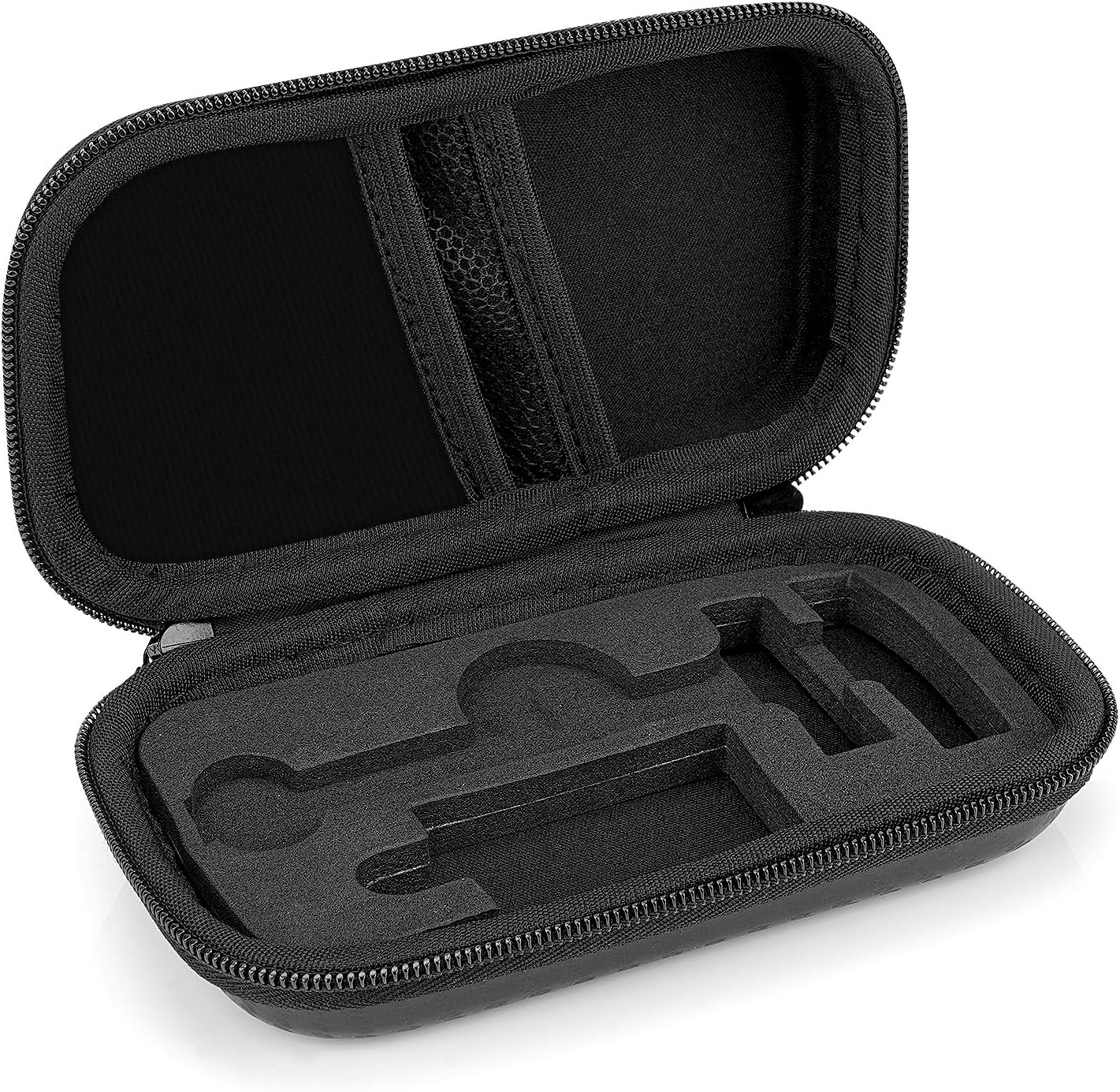 Hard Shell Case with Shaving Kit Storage for Short/Long Handled Razor Blades an