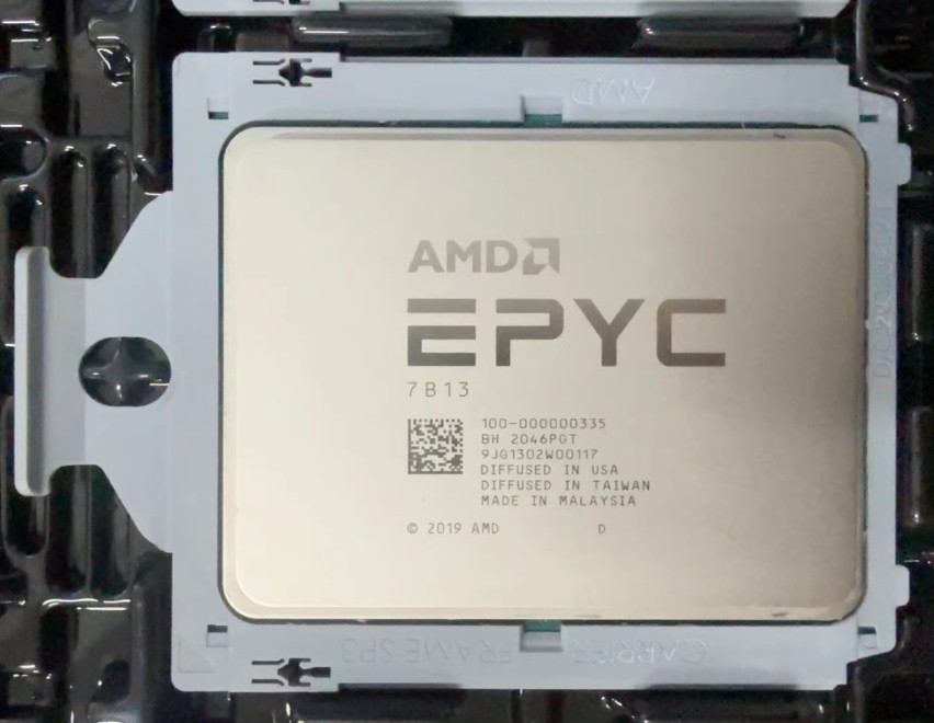 AMD EPYC Milan 7B13 2.2GHz 64 Core 128 Threads 256MB SP3 Server CPU Processor