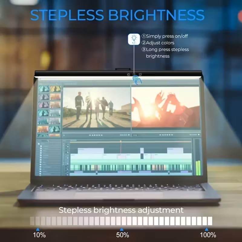 Monitor Light Bar, Computer Monitor Lamp, No Glare Eye-Care LED Screen Bar,