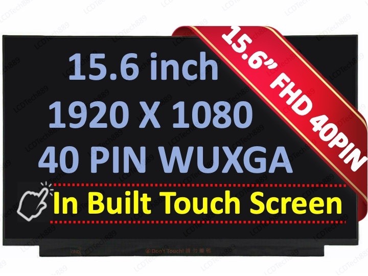 BOE NV156FHM-T07 V8.0 8.1 8.2 8.3 8.4 8.5 IPS OnCell Touch 40pin FHD LCD Screen