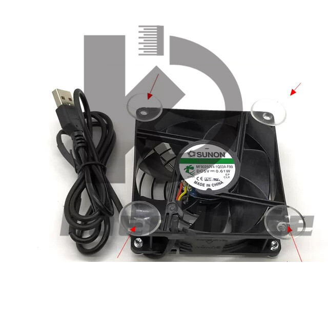 router set top box Tablet Cooler Rack USB fan MF80250V4-1Q03A-F99 5V 80*80*25mm