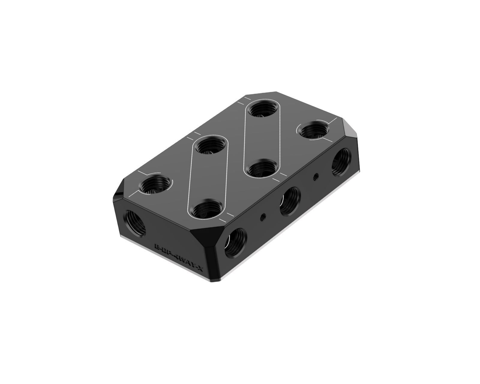 Bykski Versatile POM Fluid Distribution/Routing Block Engineered For 24-Hour …