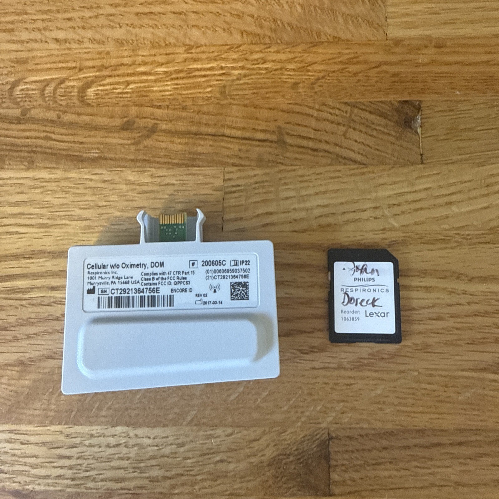 Philips Respironics DreamStation Cellular Modem 200605C w/ Memory Card Tested