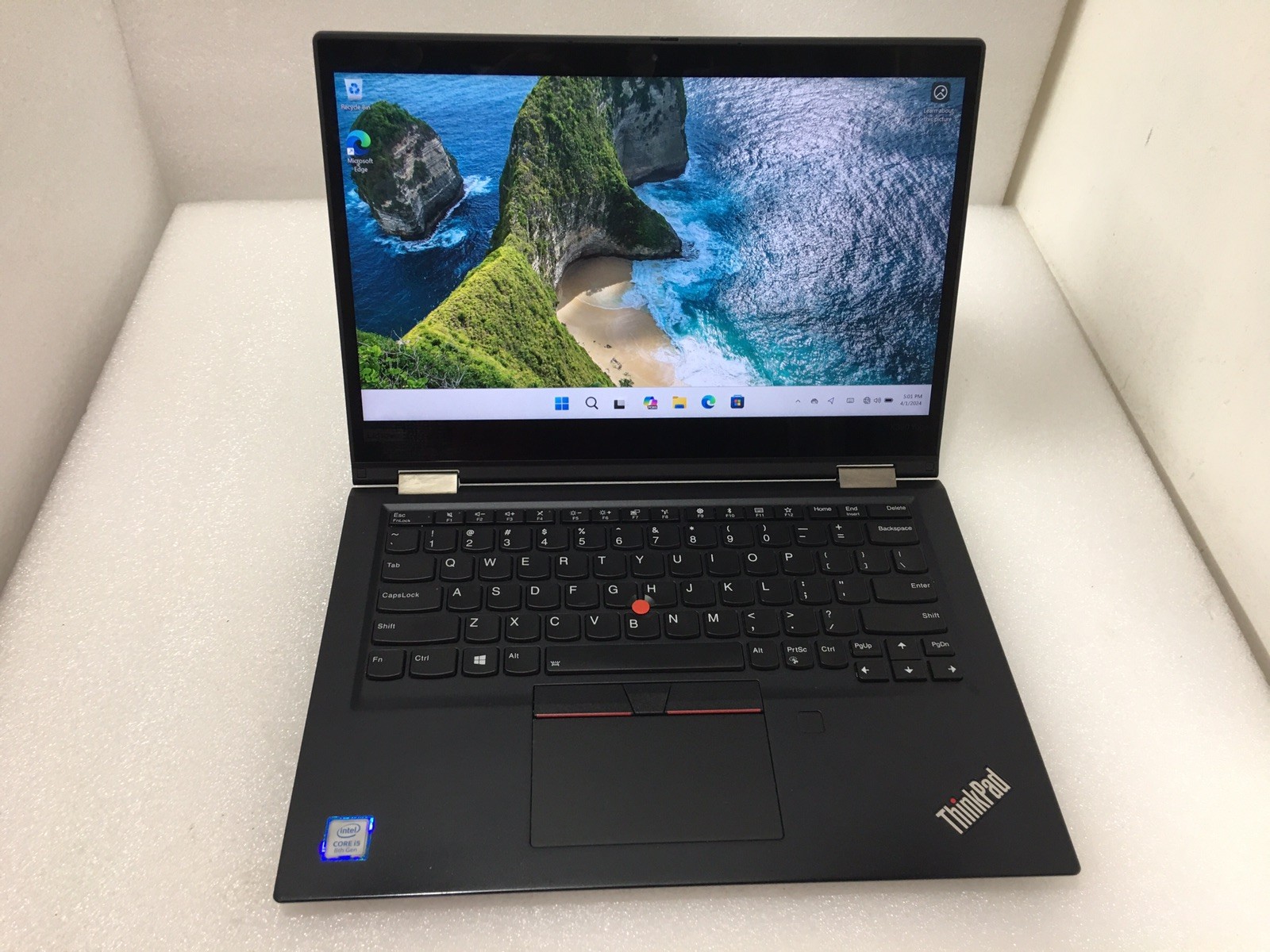 Lenovo Thinkpad X390 Yoga Touch 2in1 128gb Nvme Win 11 i5-8265u 4 Core 1.80ghz