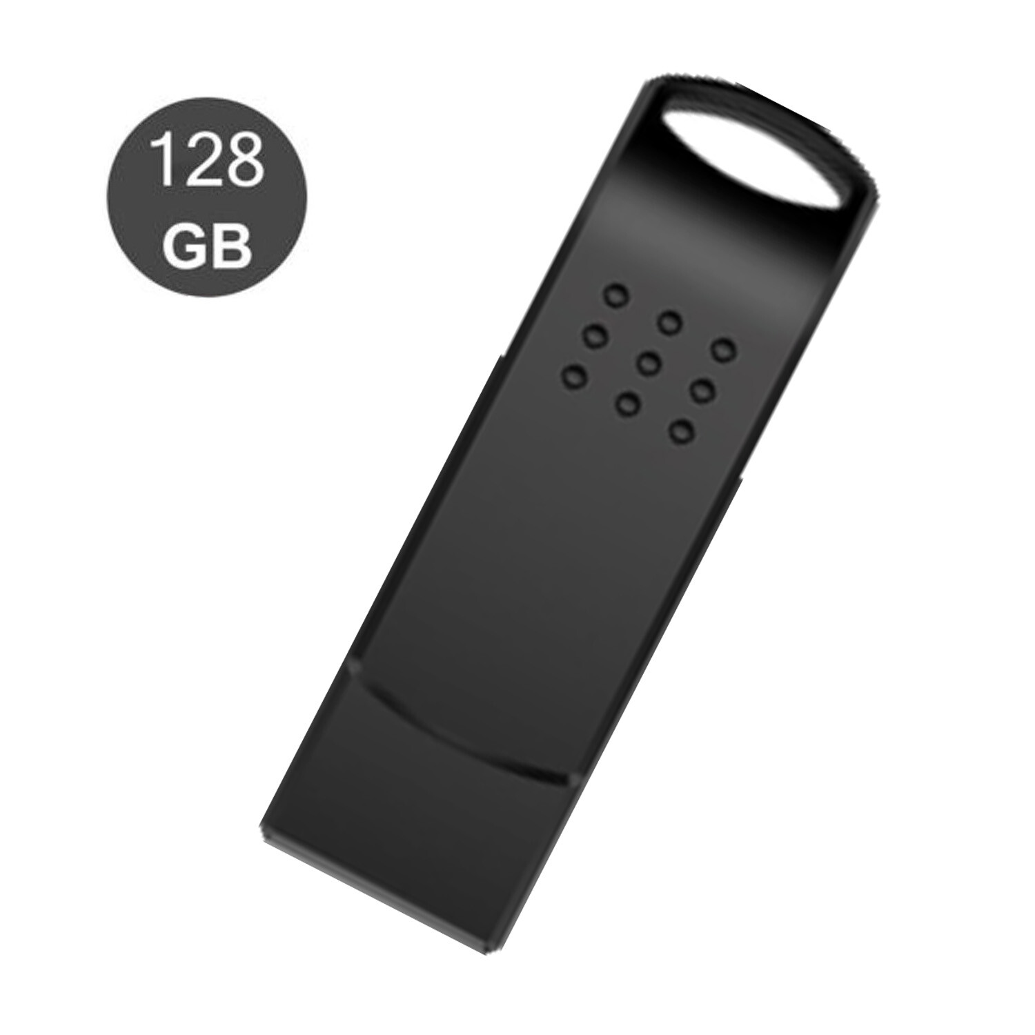 Wholesale 1/5/10pcs USB2.0 128GB Metal Swivel Style Flash Drive USB Memory Stick