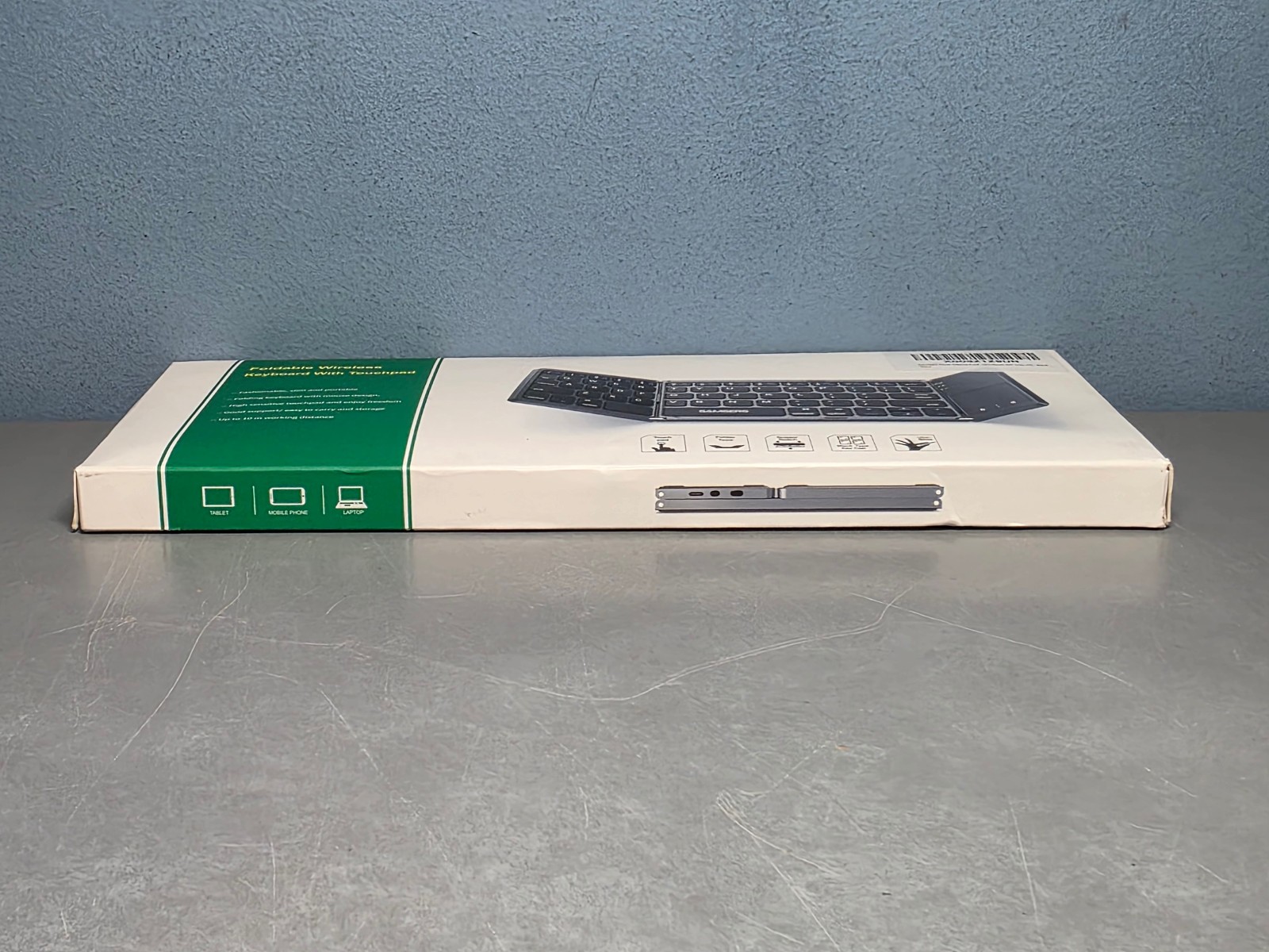 Samsers Foldable Wireless Keyboard with Touchpad & Phone Stand – New!