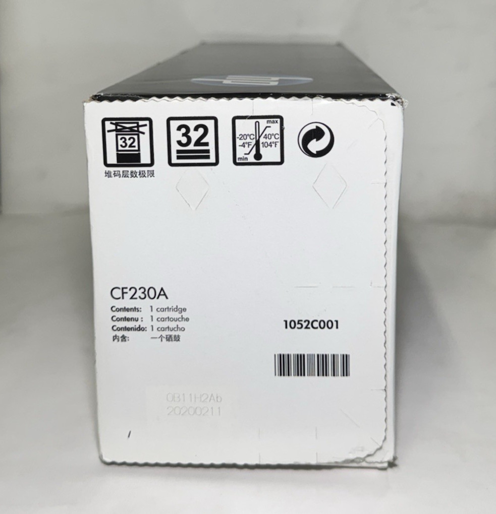 HP Black Toner Cartridge 30A CF230A LaserJet Laser Print Technology For HP