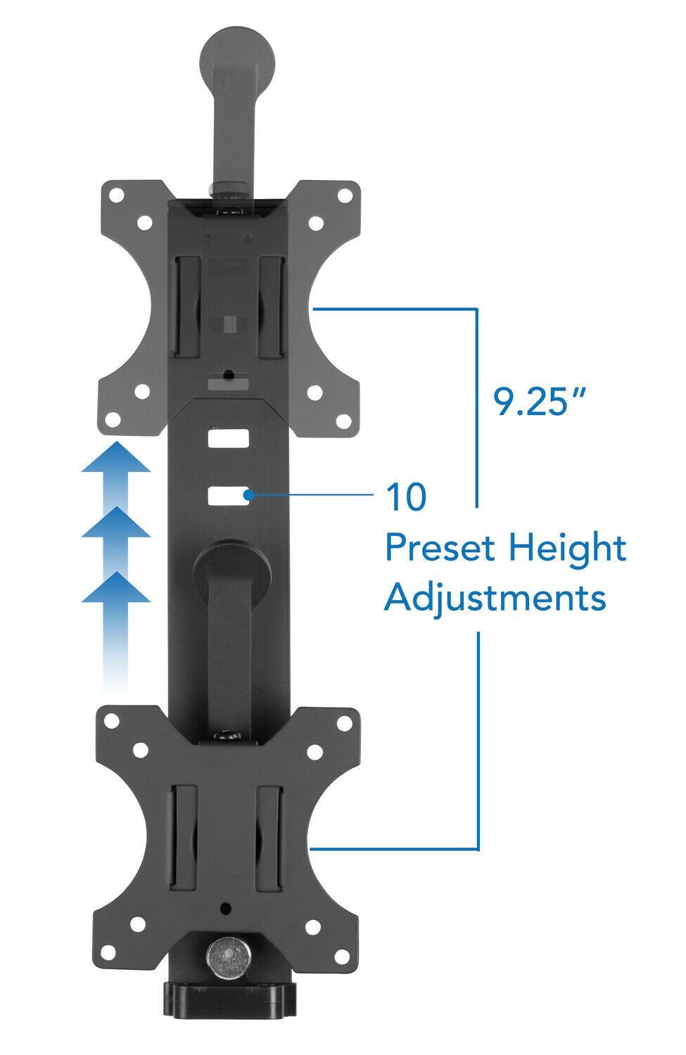 Mount-It! Cubicle Monitor Mount Hanger Attachment | Fits 17-32 Inch Screens