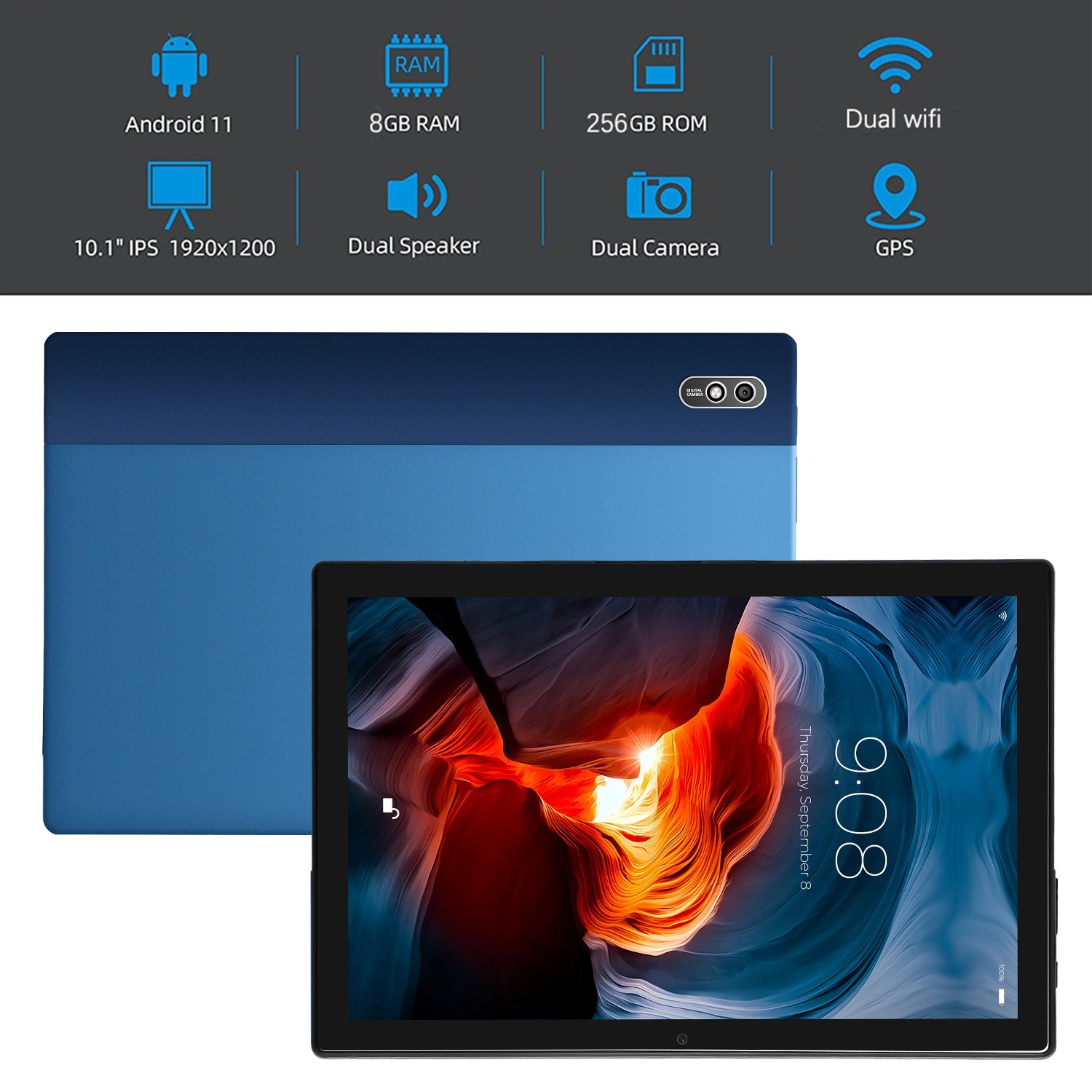 Kids 7″ Tablet PC 64GB Android8.0 Wifi Quad Core Educational Appst Gift