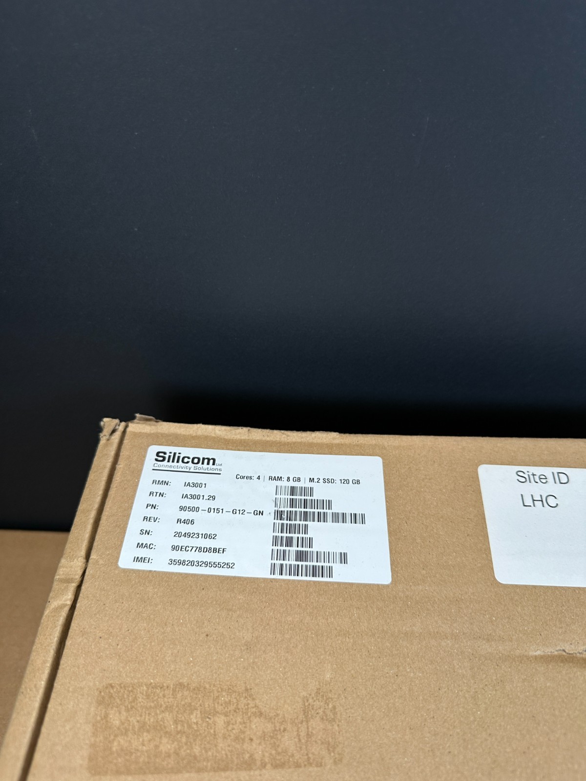 Granite Flexedge IA3001 Silicom Connectivity Solutions Ram 8GB 120GB SSD NEW!